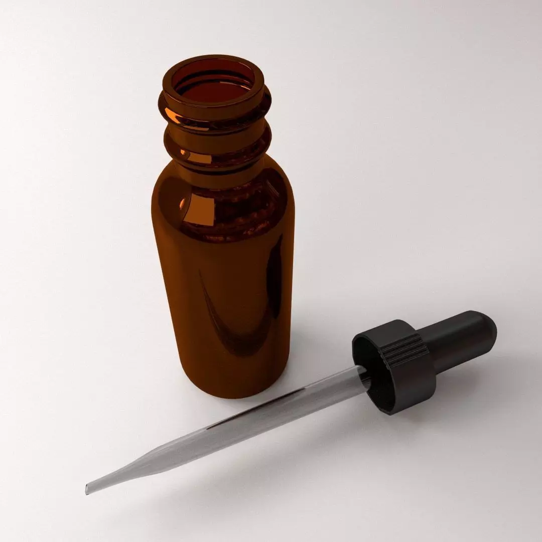Dropper Bottle 3D model_0