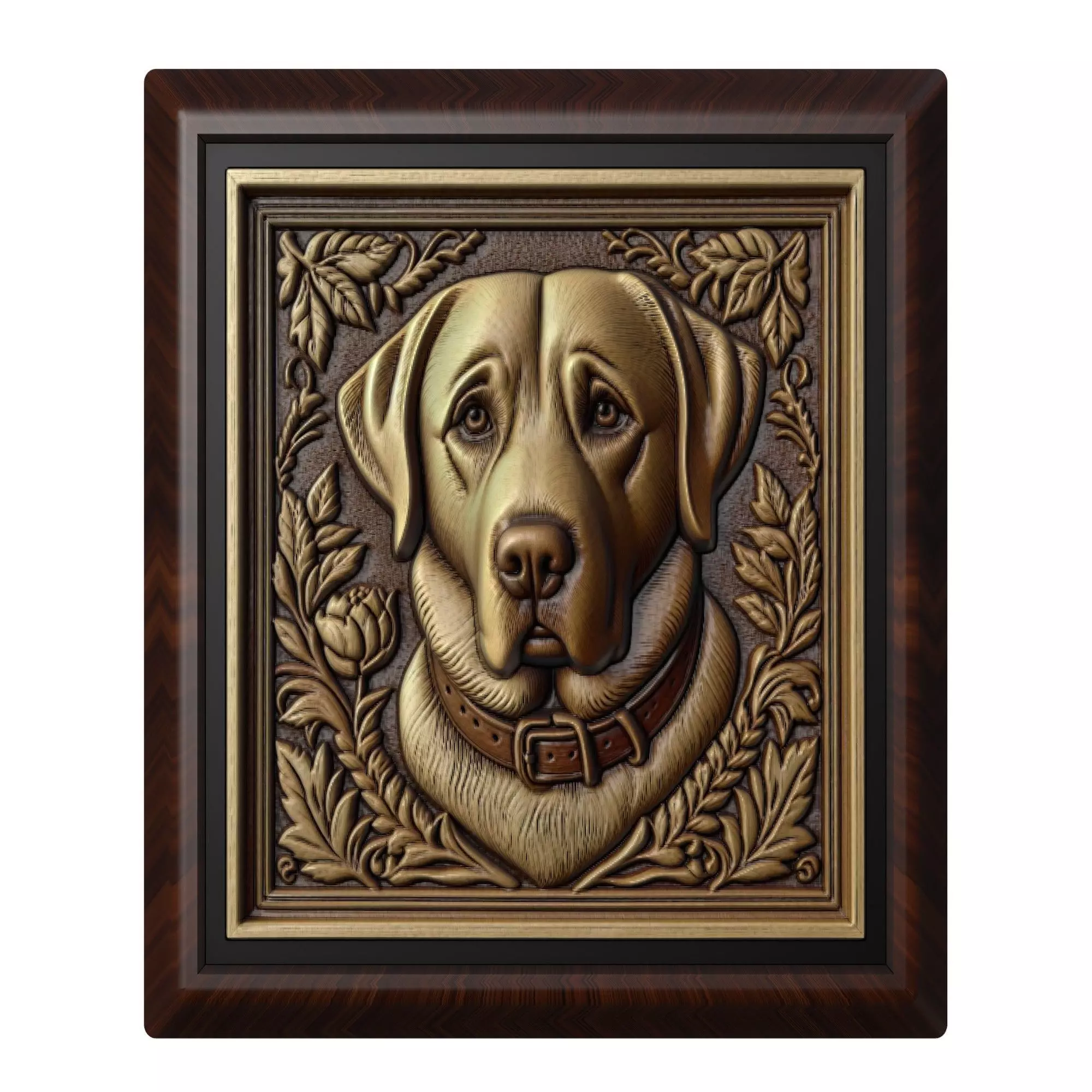 Dog Labrador Retriever Animal 3D print model_0