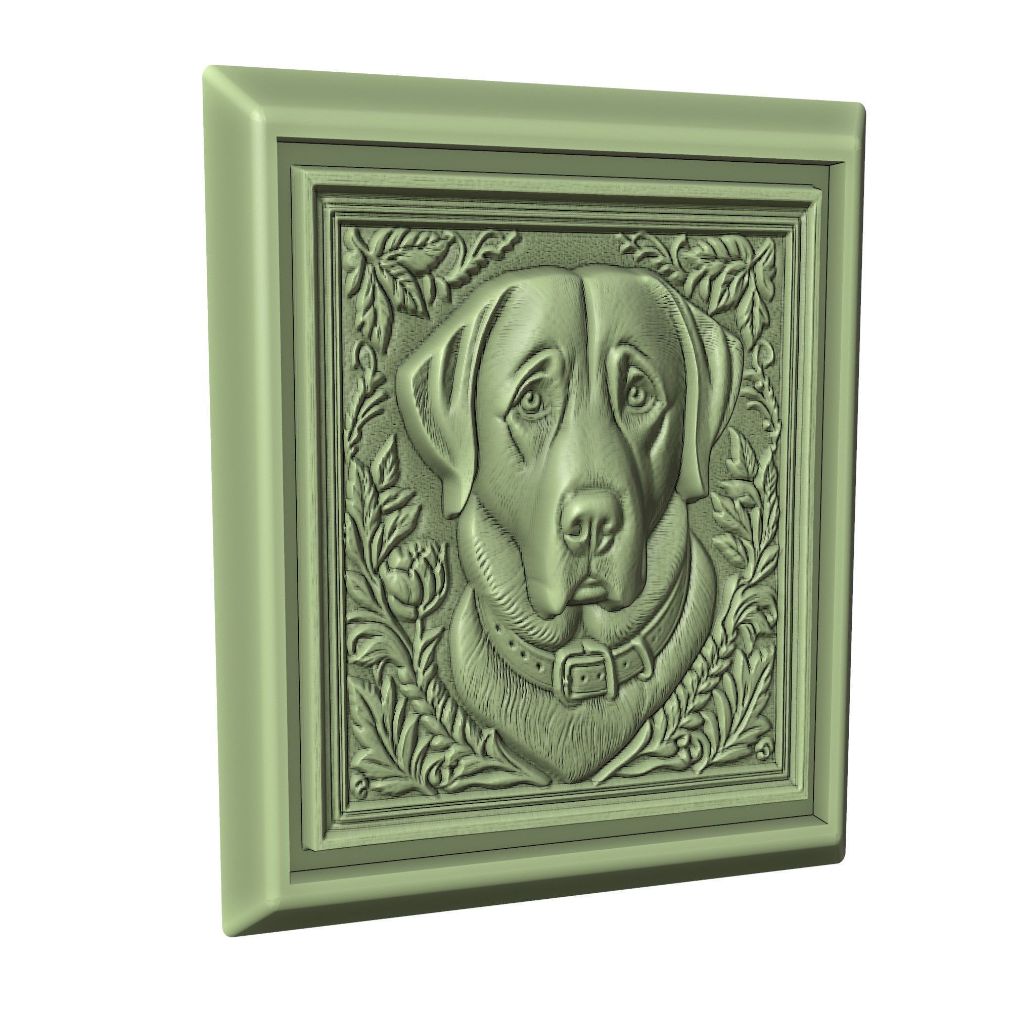 Dog Labrador Retriever Animal 3D print model_3