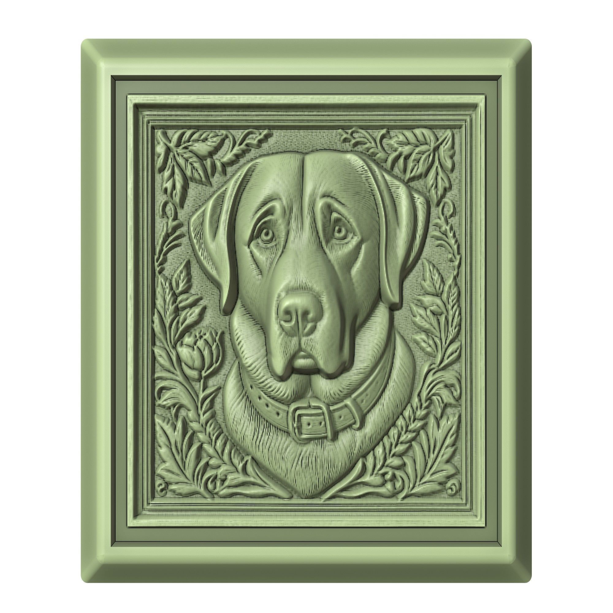 Dog Labrador Retriever Animal 3D print model_2