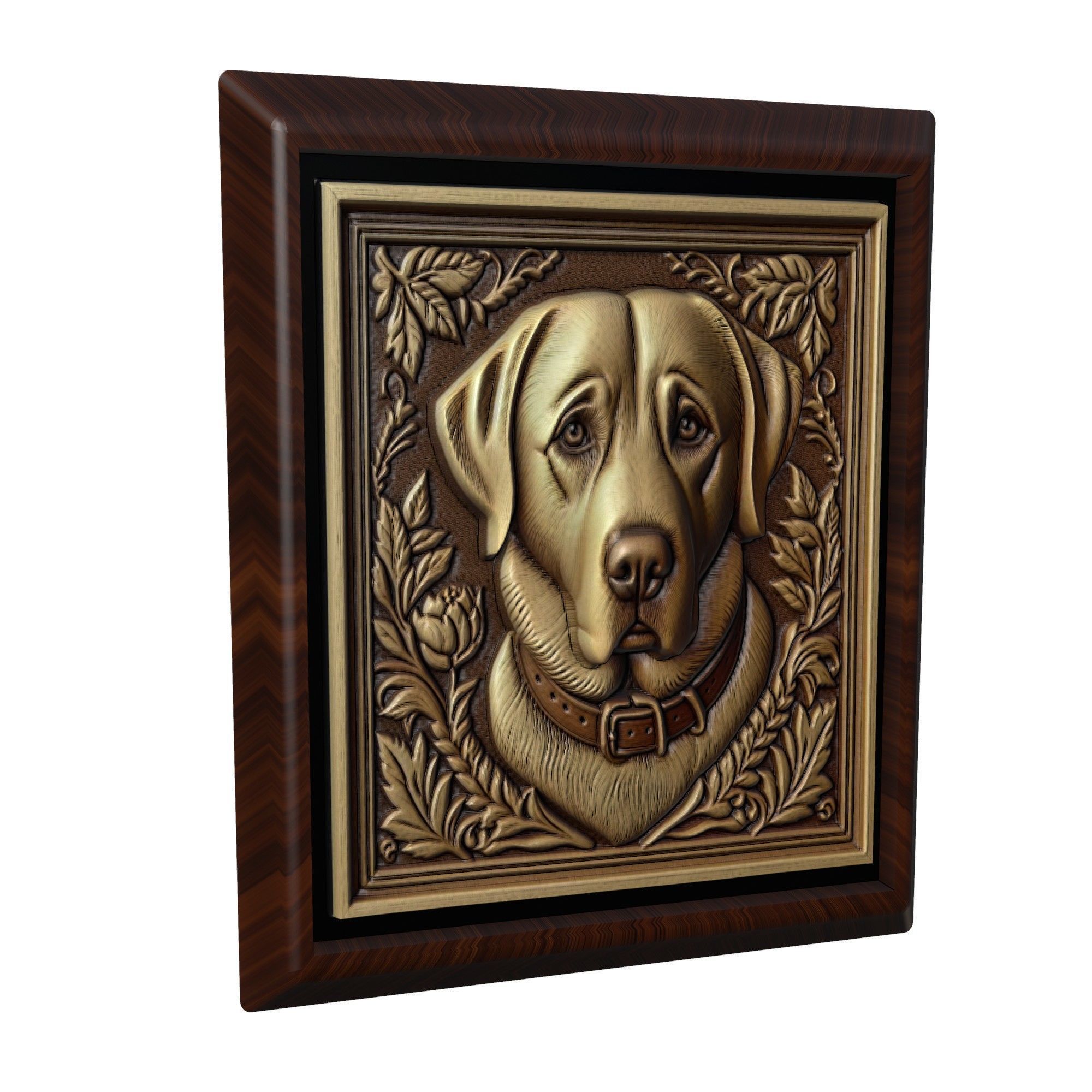 Dog Labrador Retriever Animal 3D print model_1