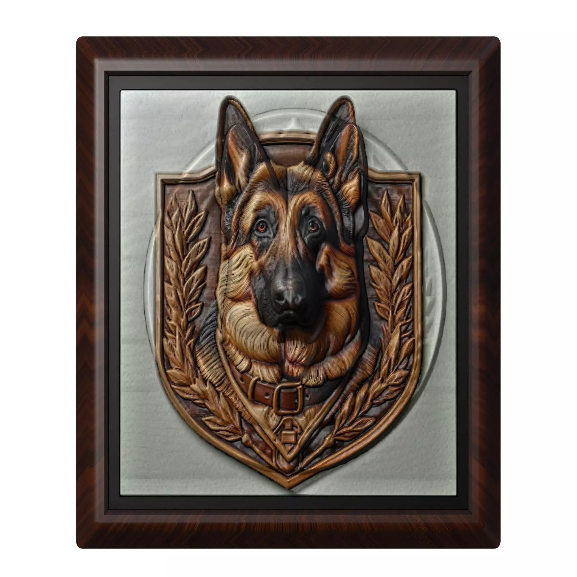 Dog German Shepherd Animal 3D print model_0