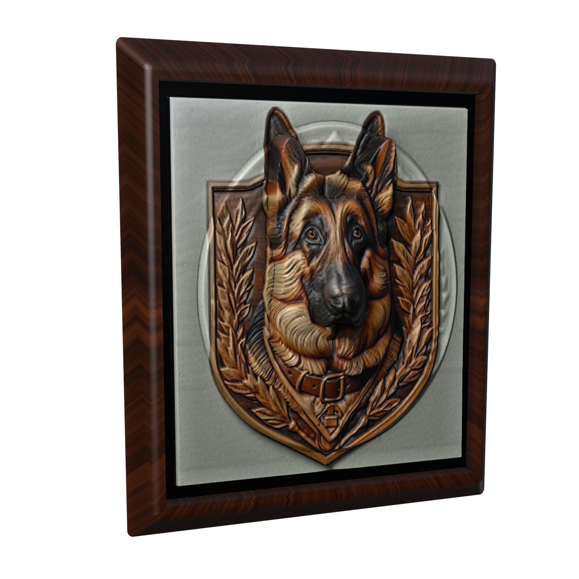 Dog German Shepherd Animal 3D print model_1