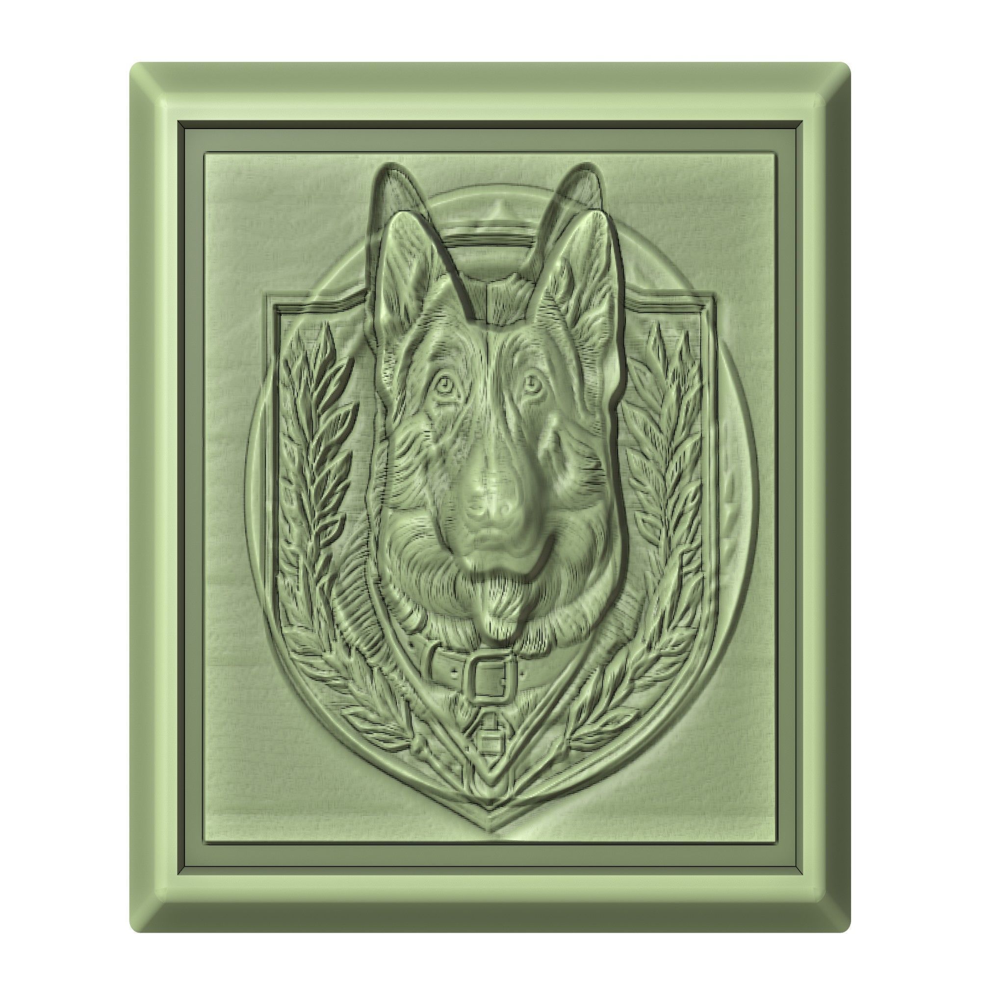 Dog German Shepherd Animal 3D print model_2