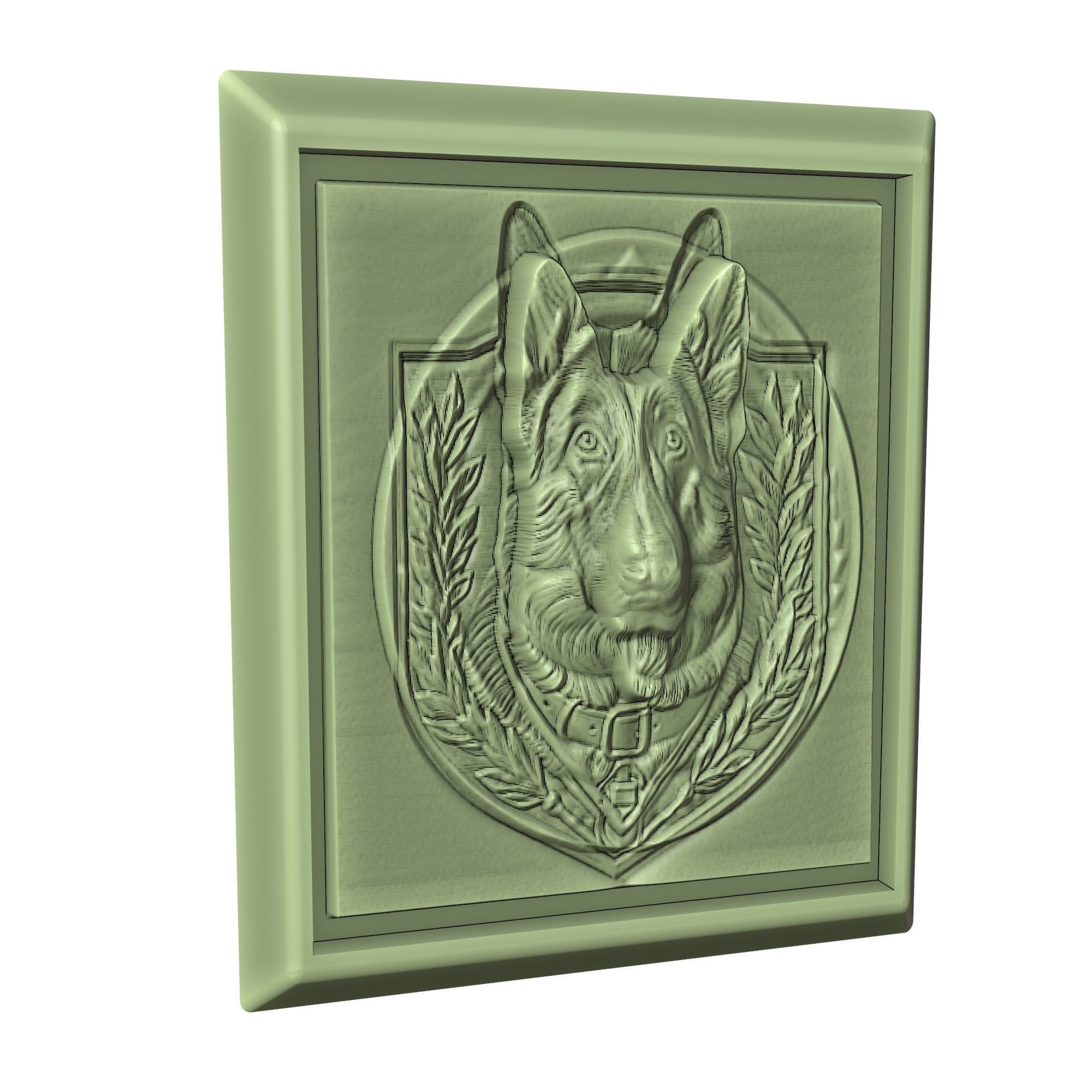 Dog German Shepherd Animal 3D print model_3