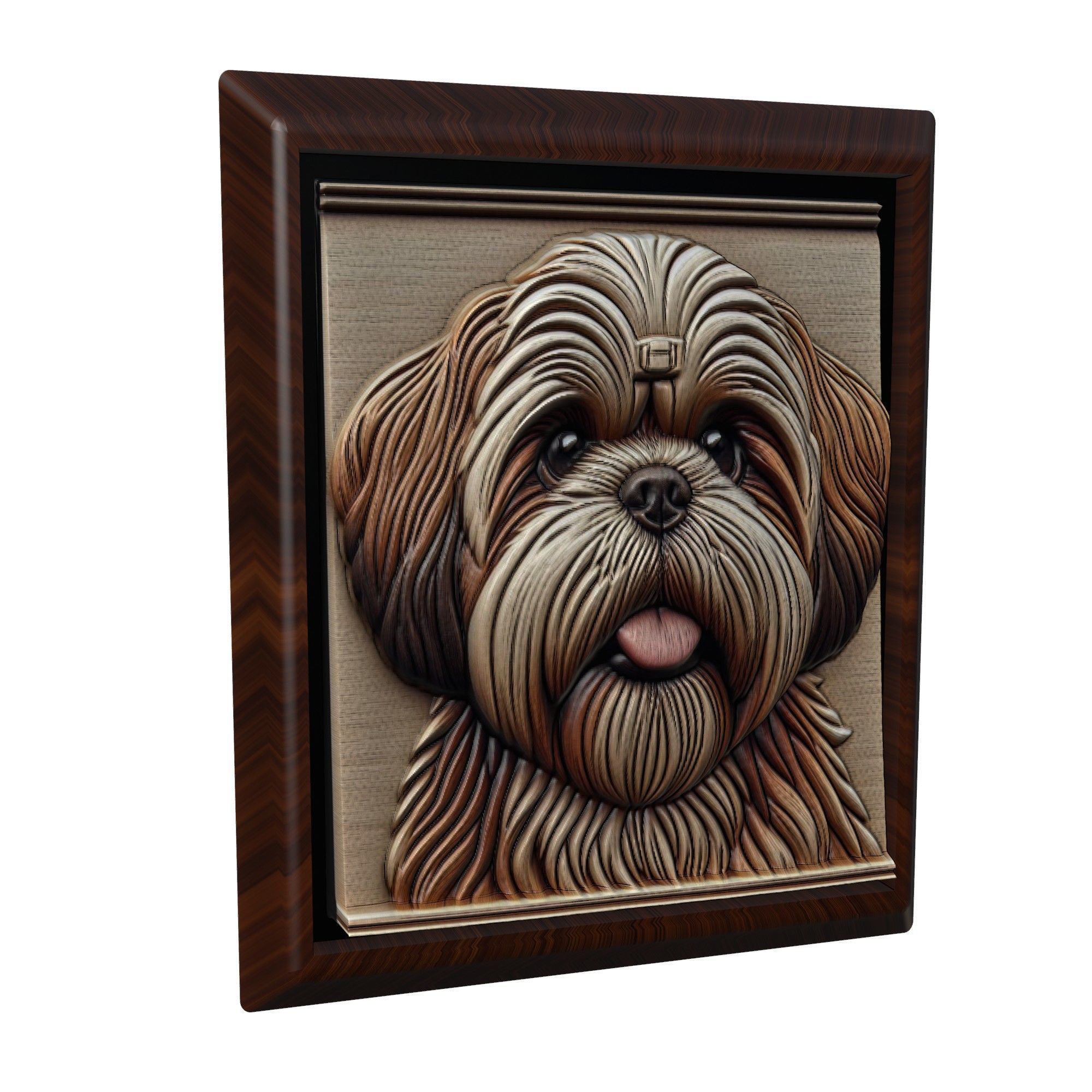 Dog Shih Tzu Animal 3D print model_1