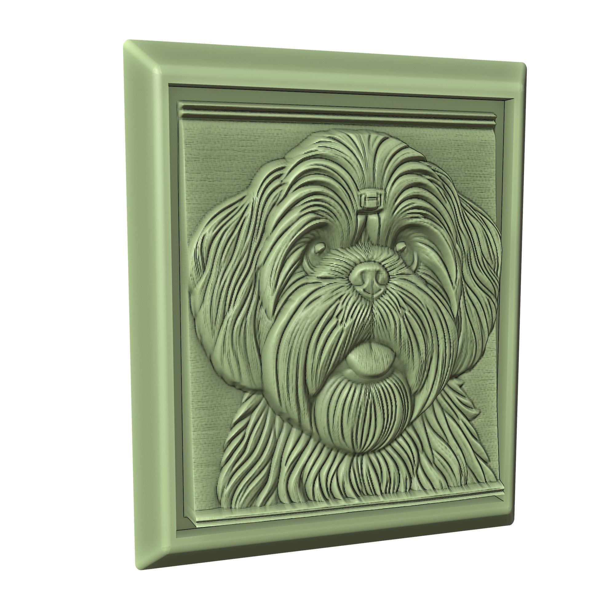 Dog Shih Tzu Animal 3D print model_3