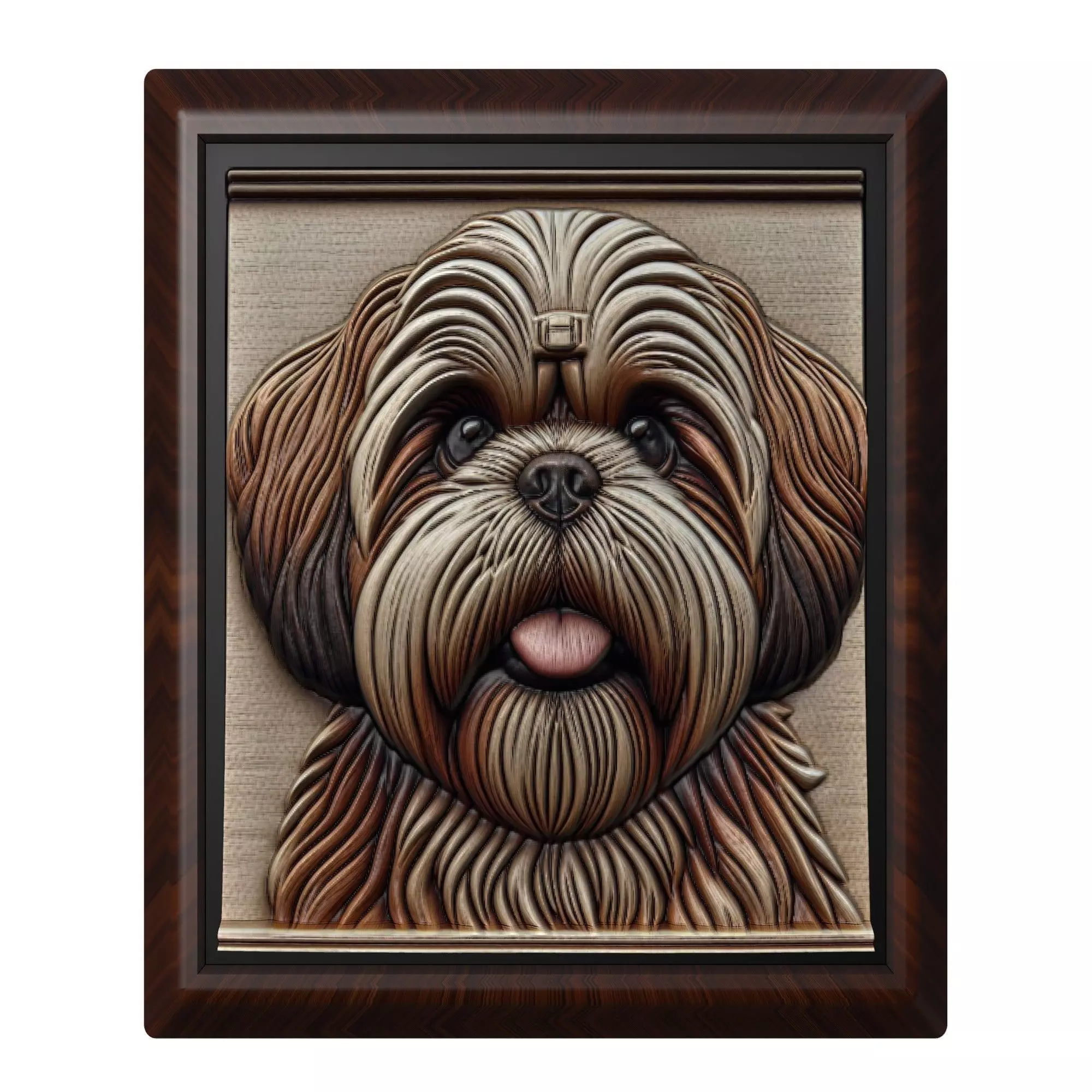 Dog Shih Tzu Animal 3D print model_0