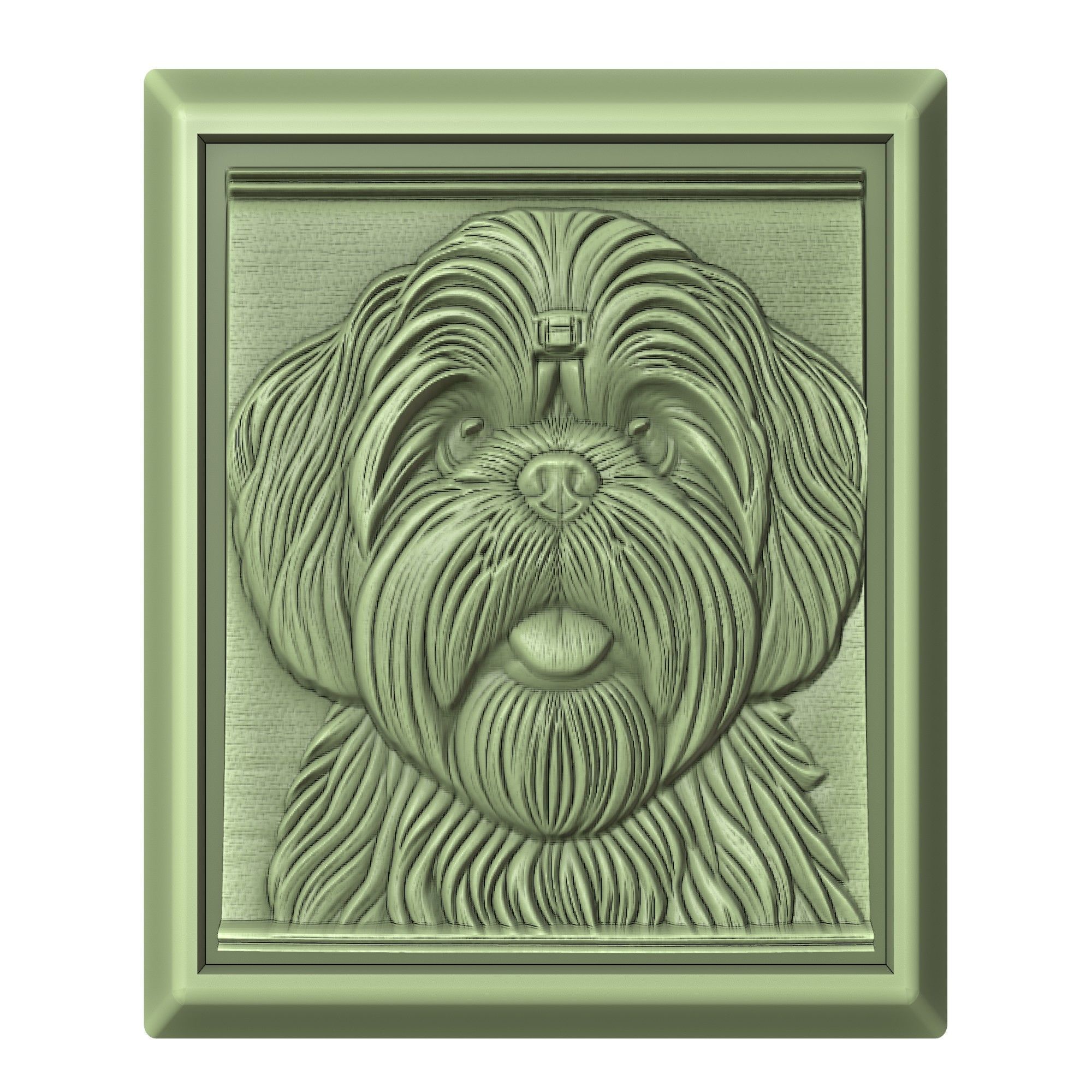 Dog Shih Tzu Animal 3D print model_2