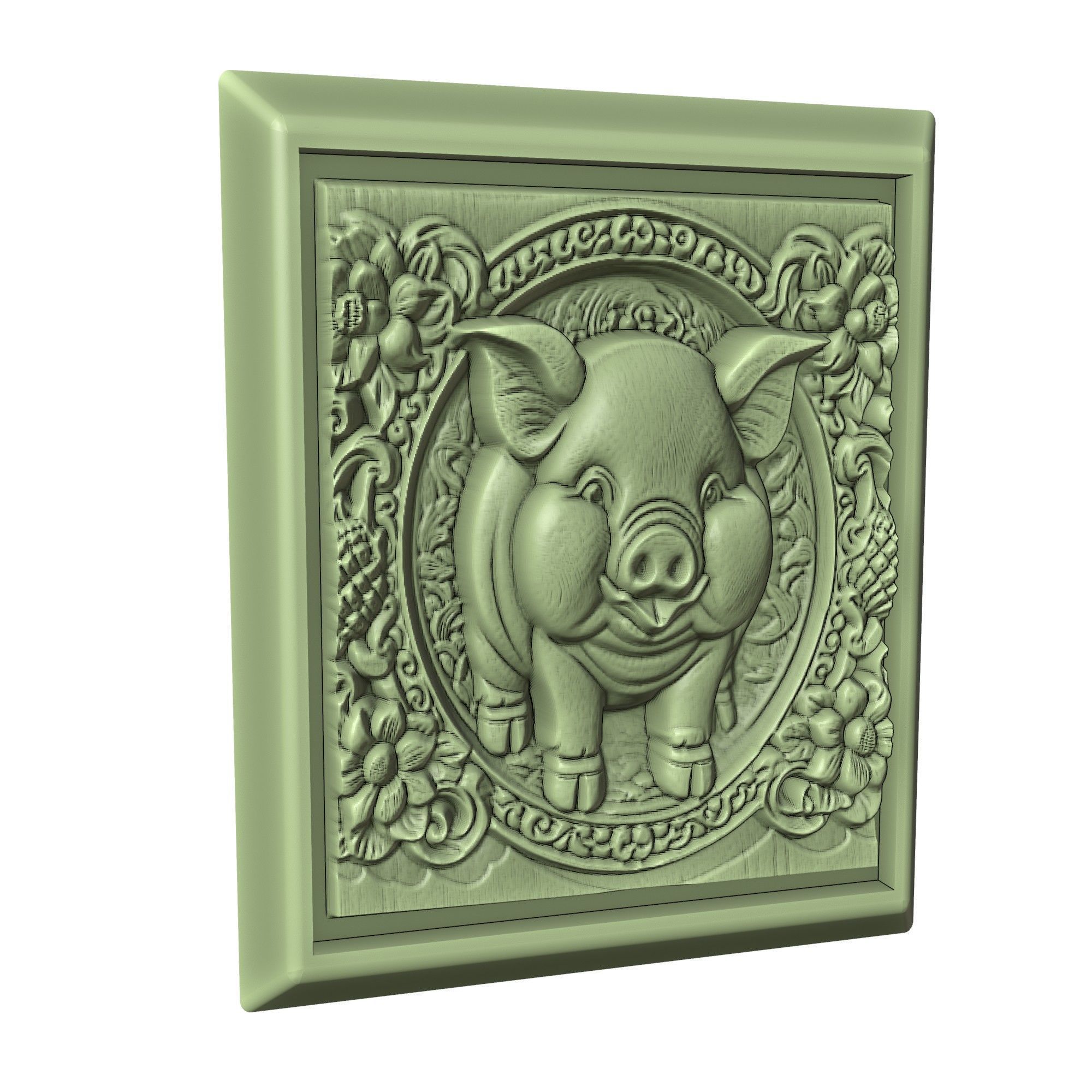 Pig Animal 3D print model_3