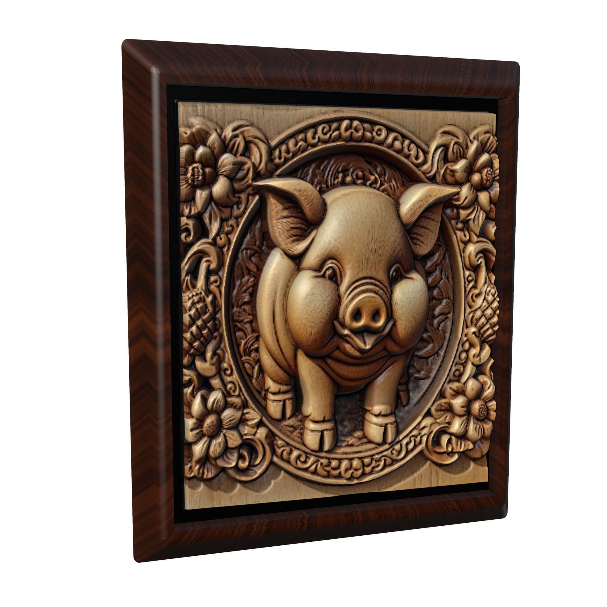 Pig Animal 3D print model_1