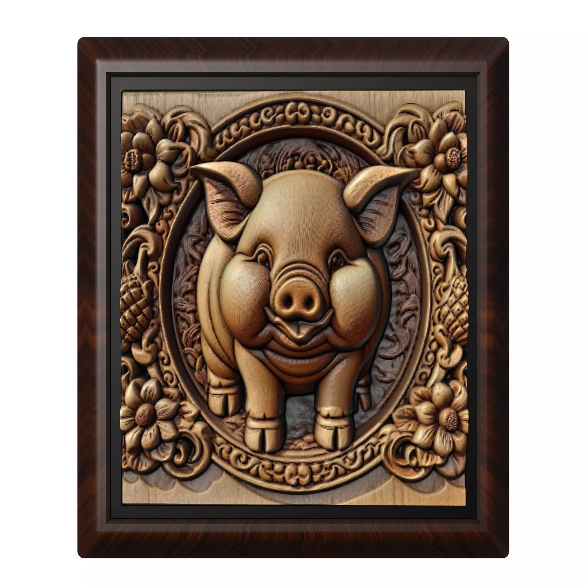 Pig Animal 3D print model_0