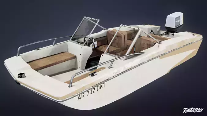 BOATYARD - Boat 07 - LOW POLY AND NANITE