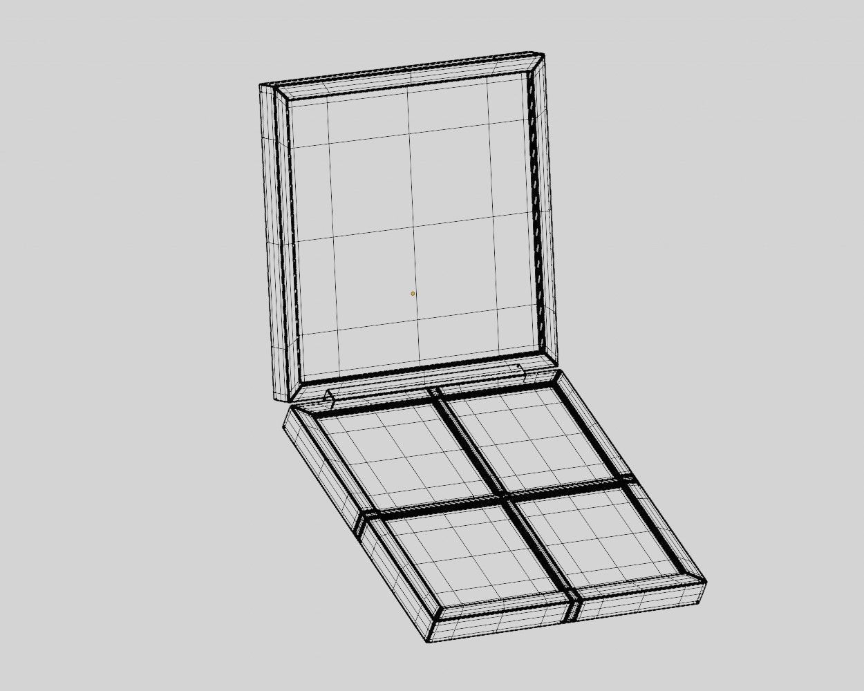 Eyeshadow Palette Low-poly 3D model_6