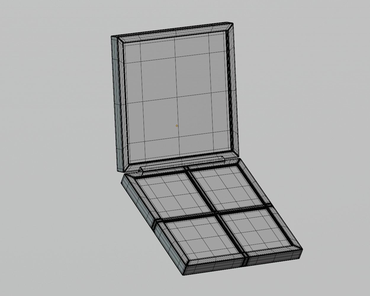 Eyeshadow Palette Low-poly 3D model_5