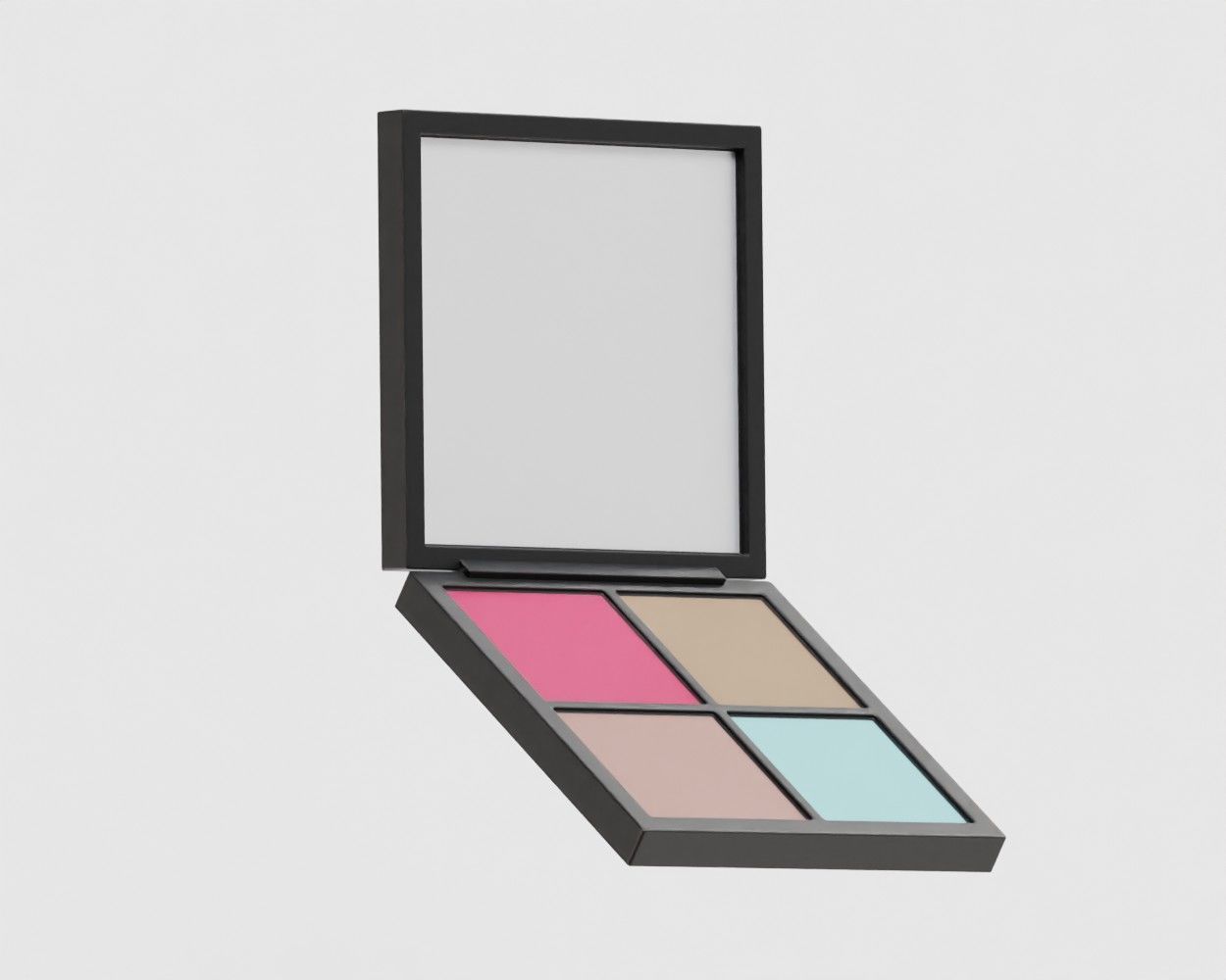 Eyeshadow Palette Low-poly 3D model_2