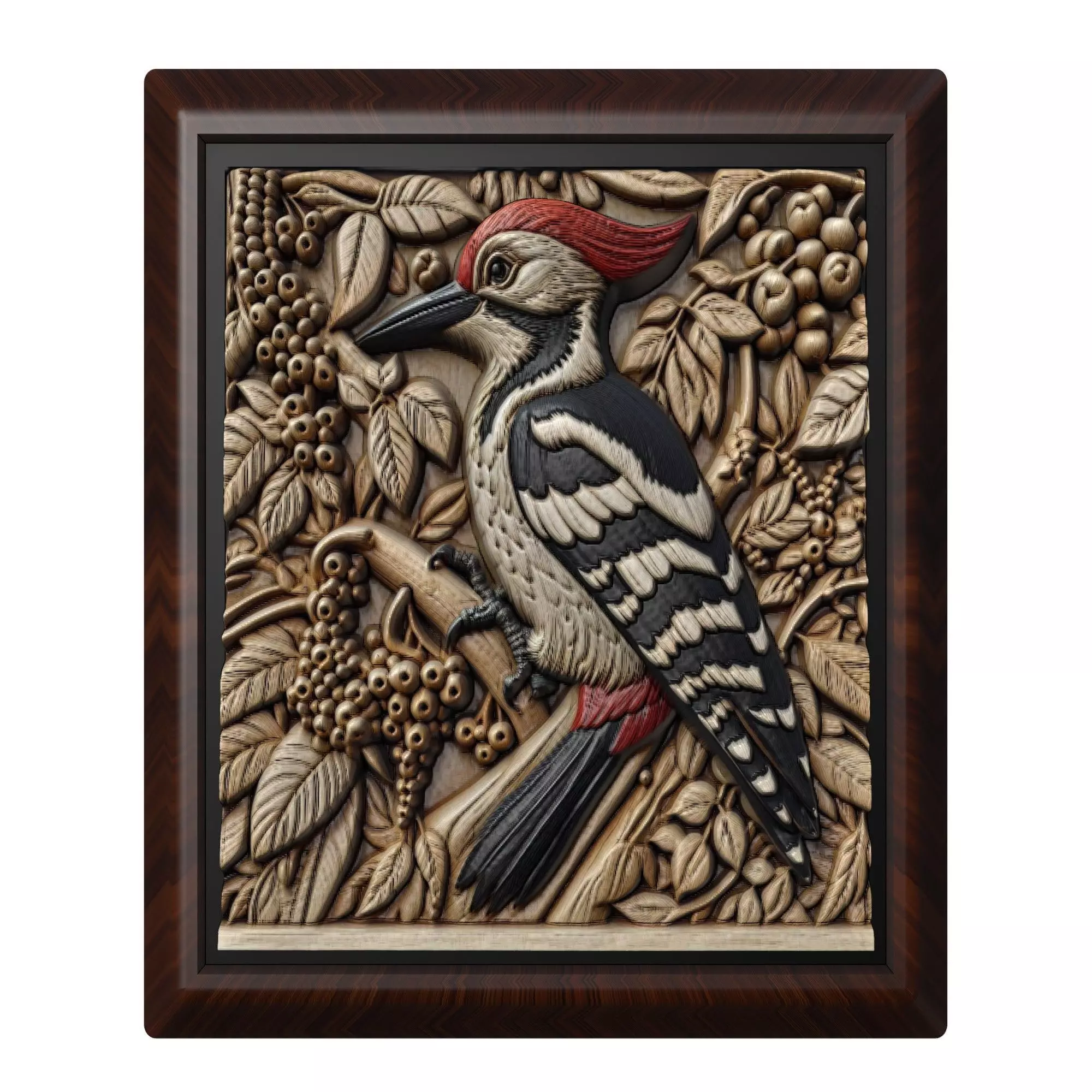 Woodpecker Animal 3D print model_0