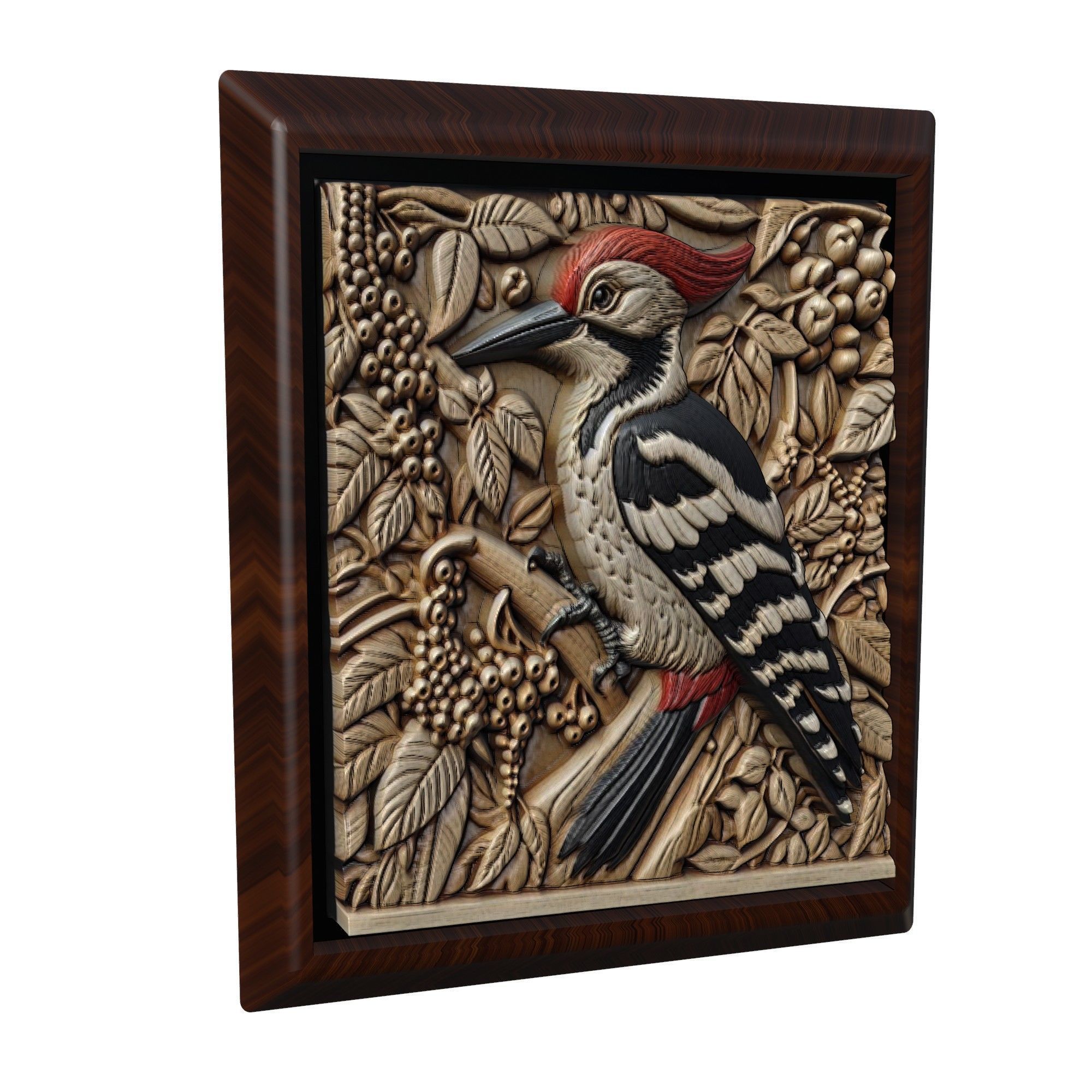 Woodpecker Animal 3D print model_1