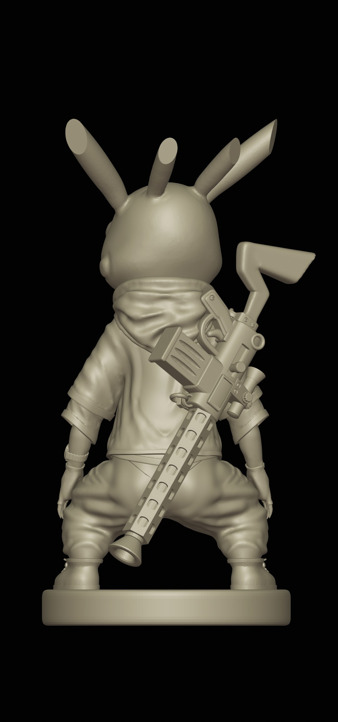 Pikachu  3D print model_7