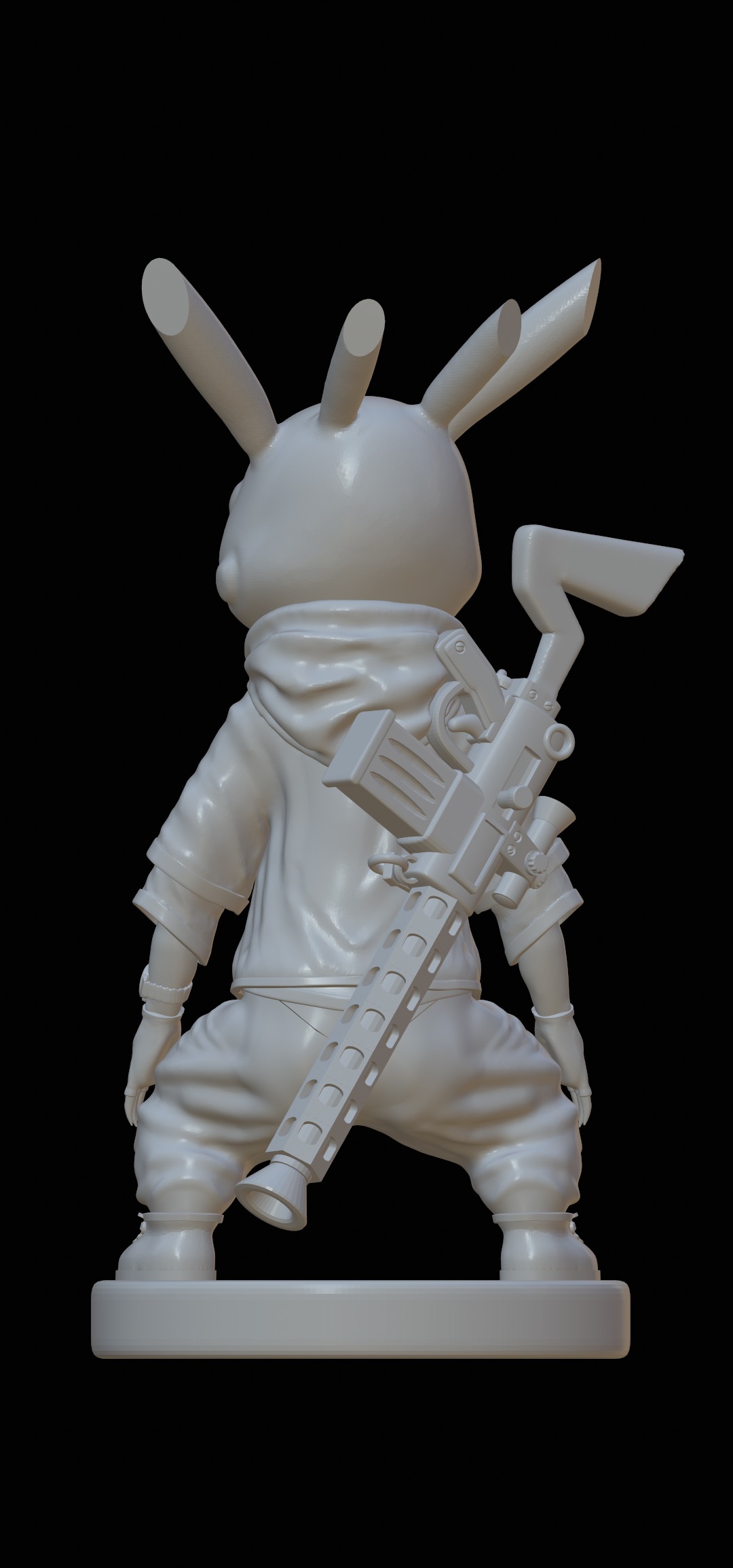 Pikachu  3D print model_1