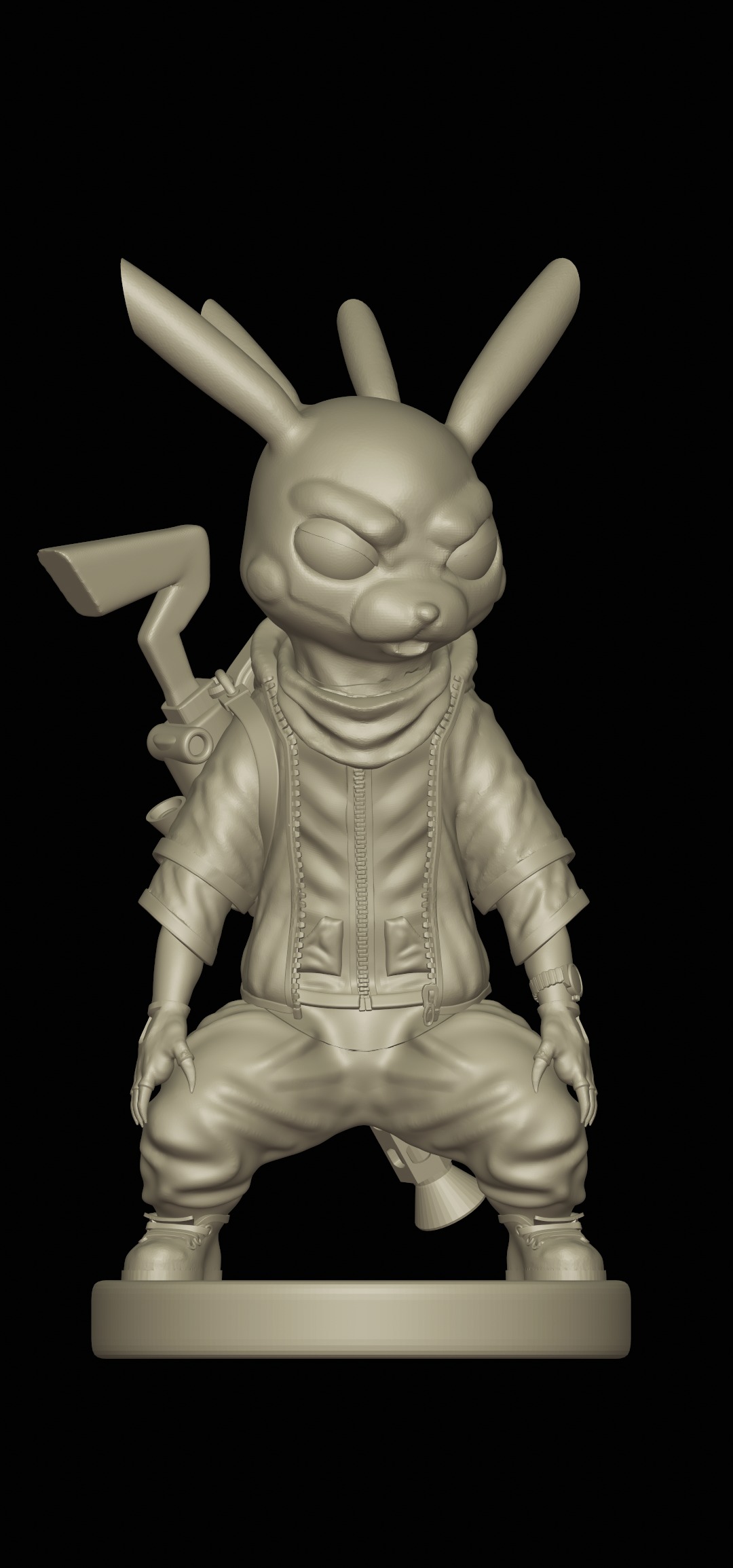 Pikachu  3D print model_6