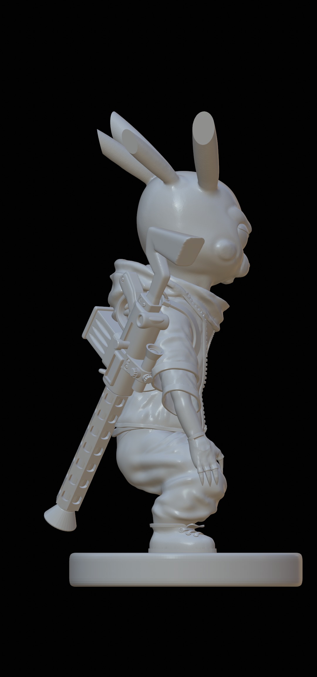 Pikachu  3D print model_2