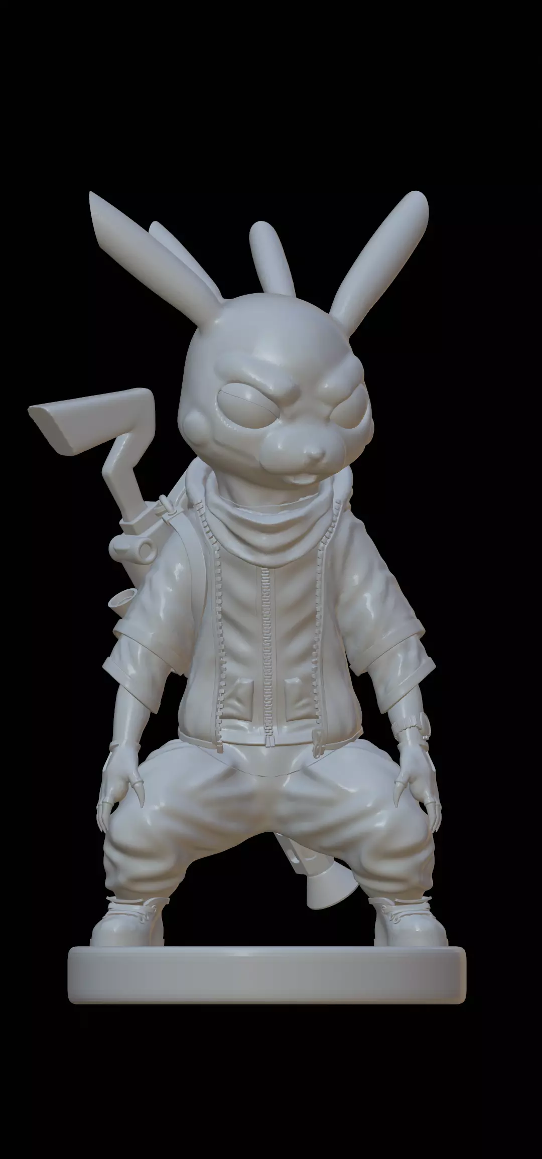 Pikachu  3D print model_0
