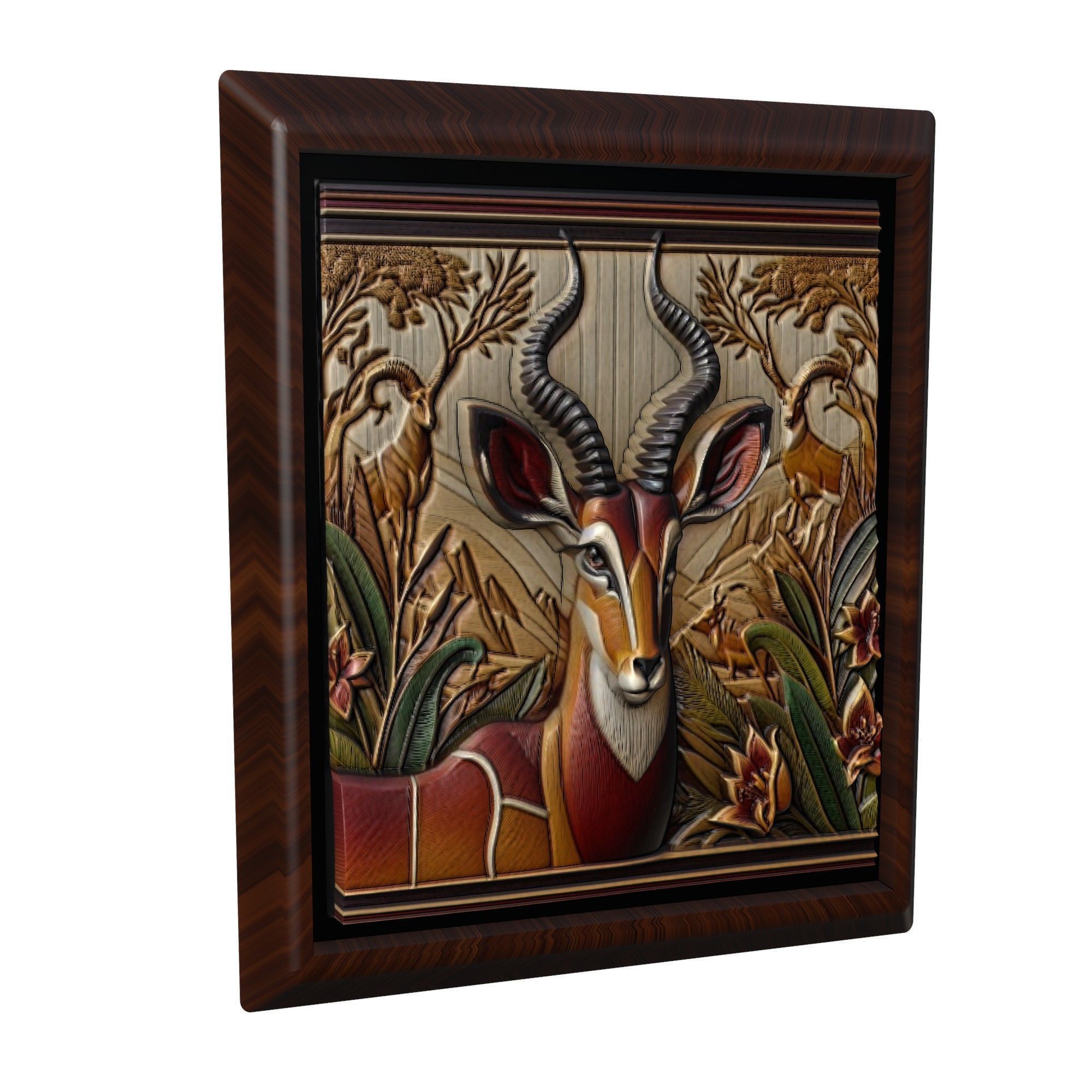 Antelope Animal 3D print model_1