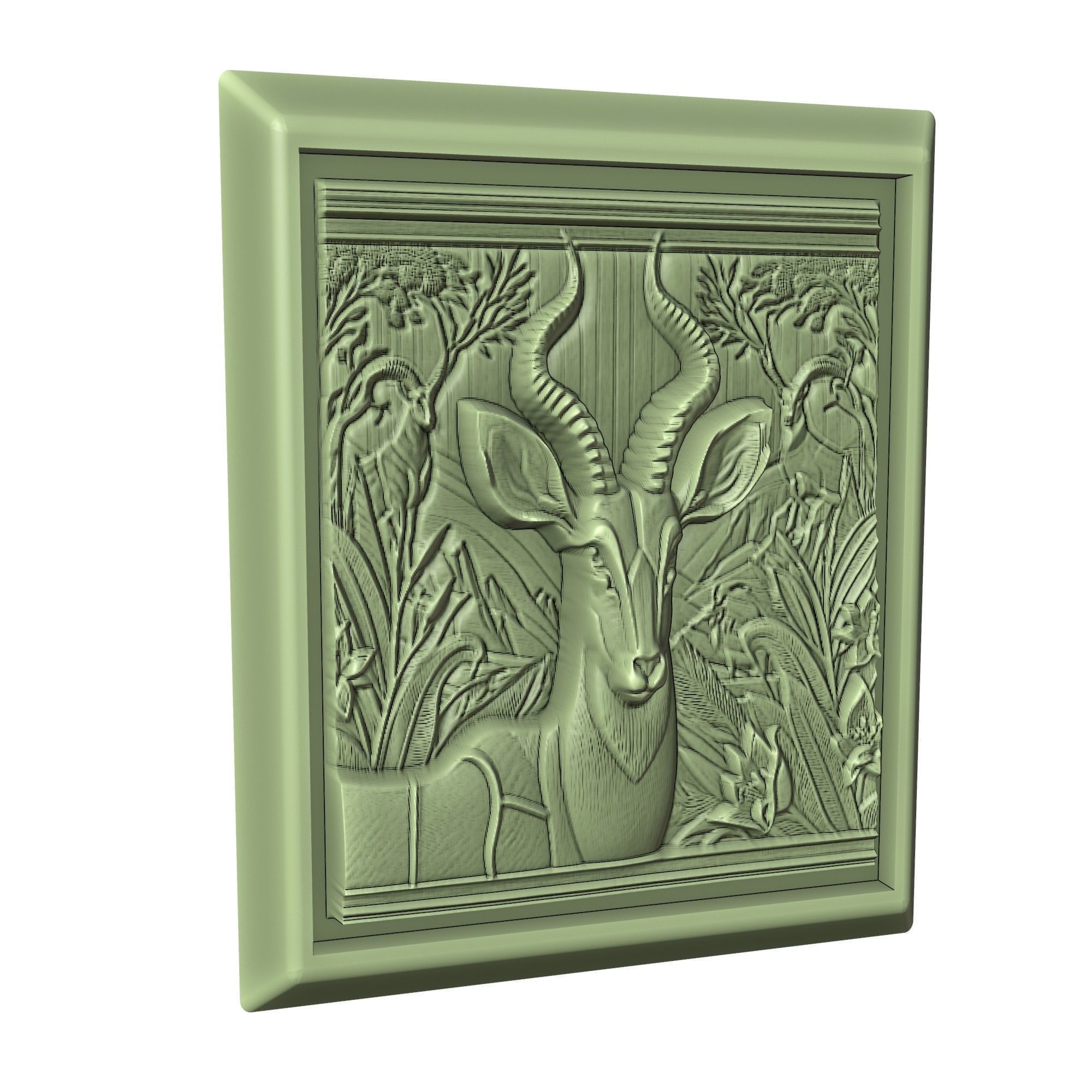 Antelope Animal 3D print model_3