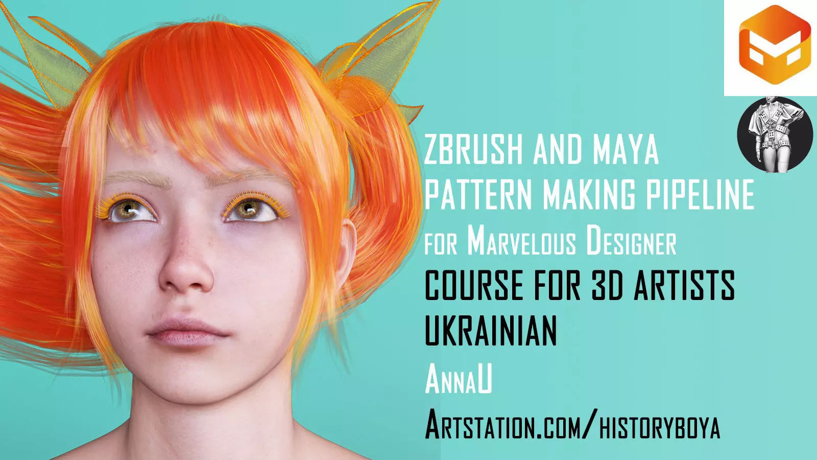 ZBrush and Maya pattern making Pipeline for Marvelous Designer 3D model