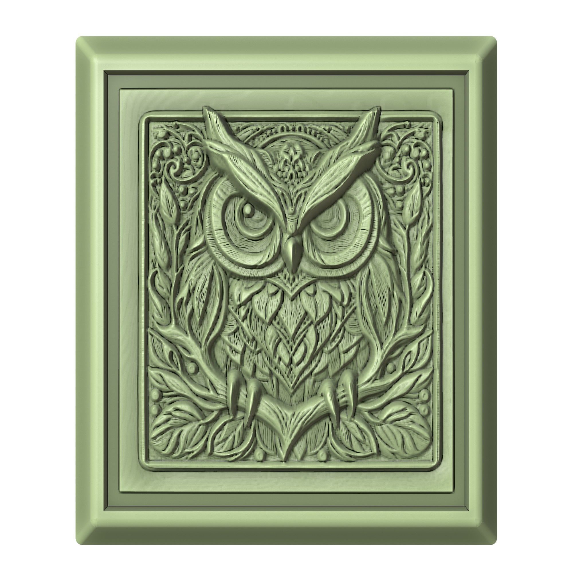 Owl Animal 3D print model_2