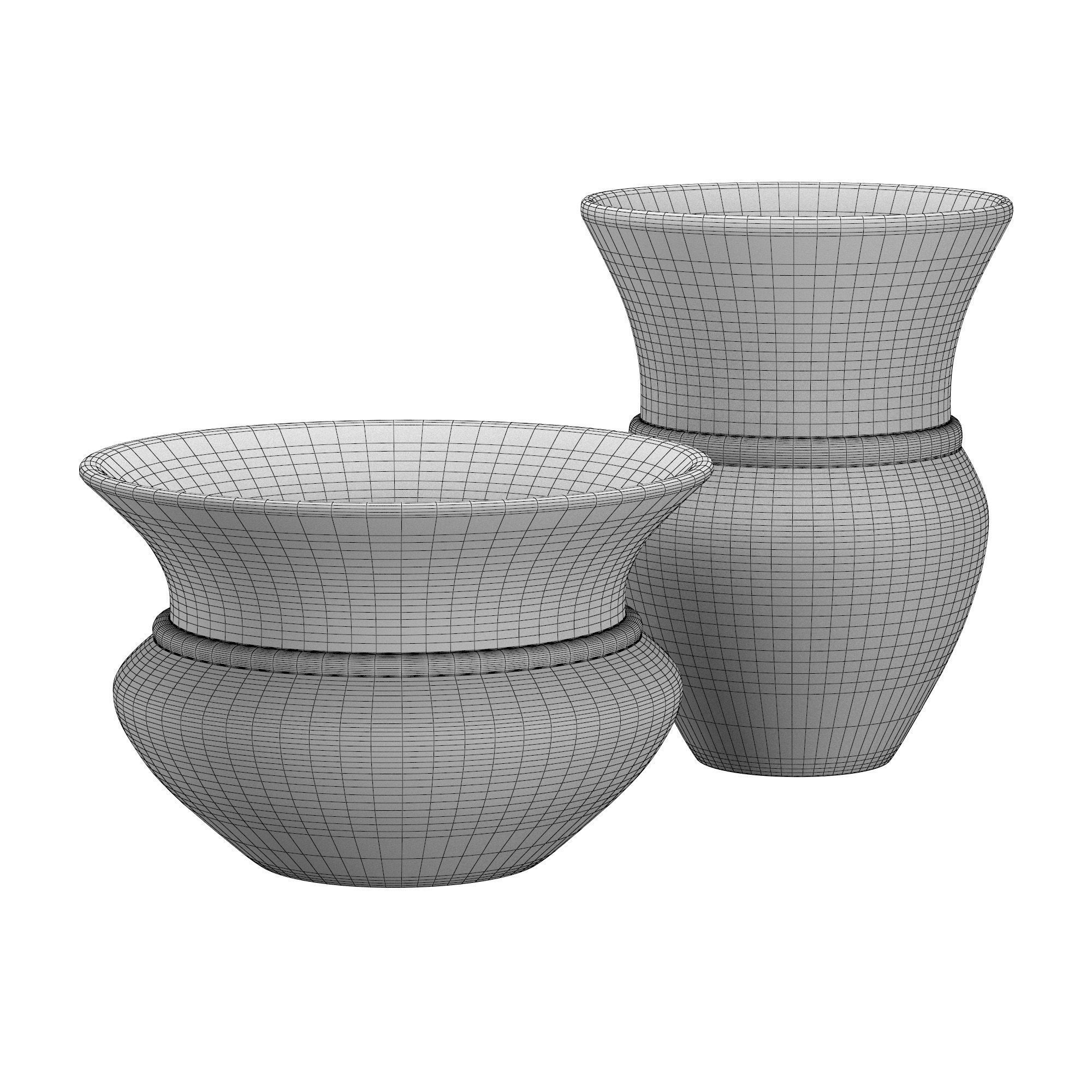 Ancient Lucinda Pot LT3000A 3D model_4