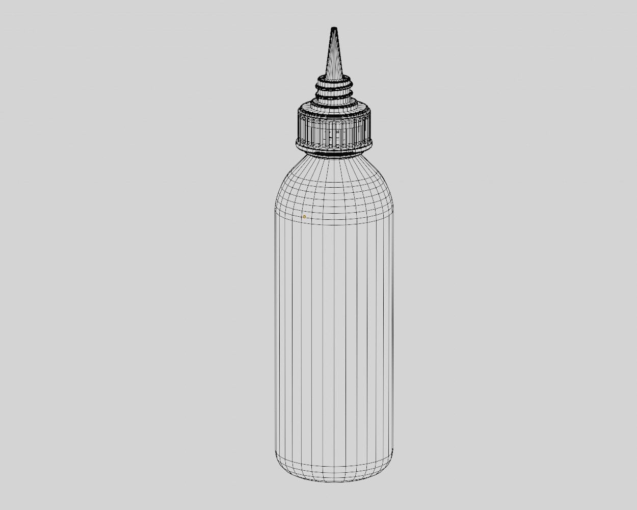 Medicine bottle 03 Low-poly 3D model_6