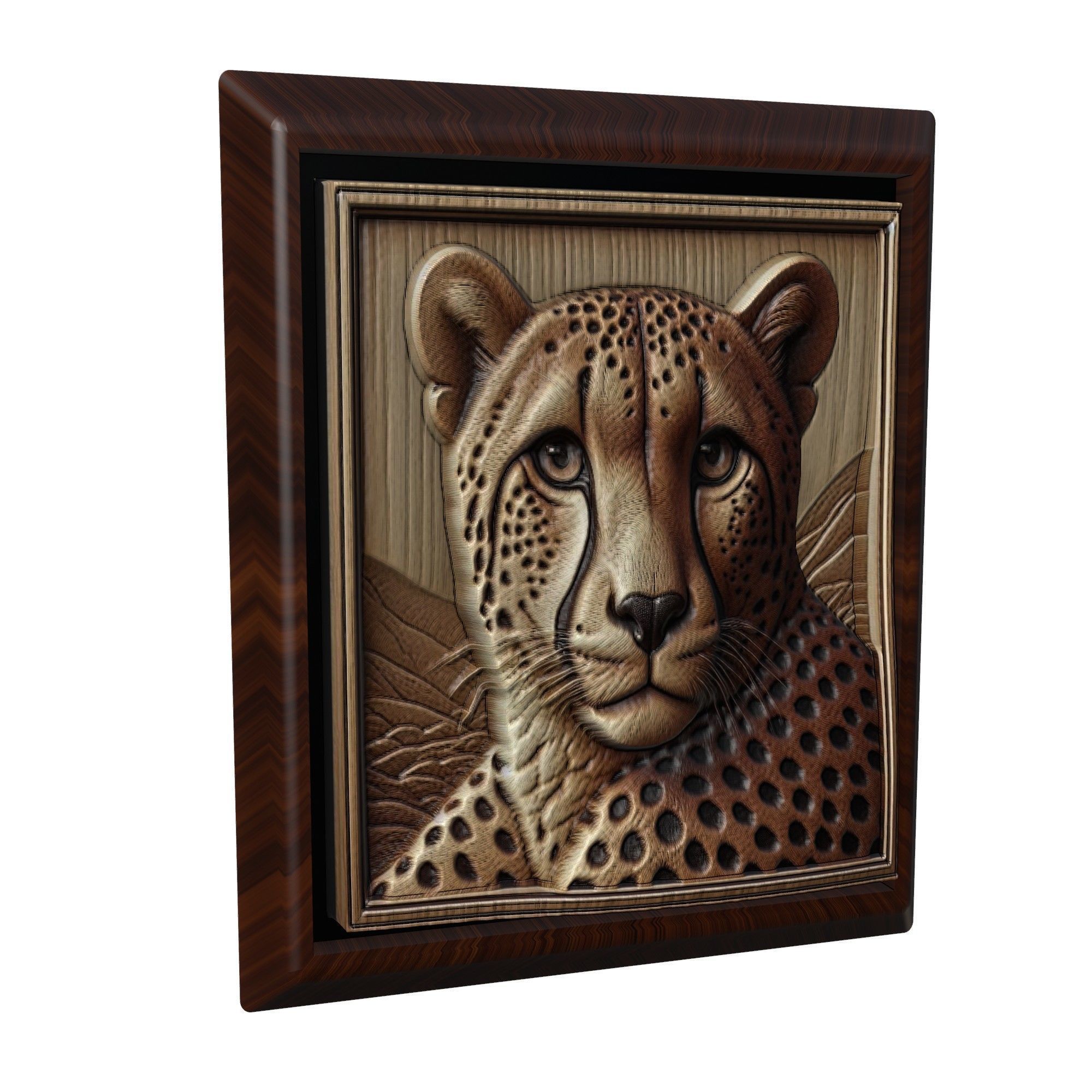 Cheetah Animal 3D print model_1