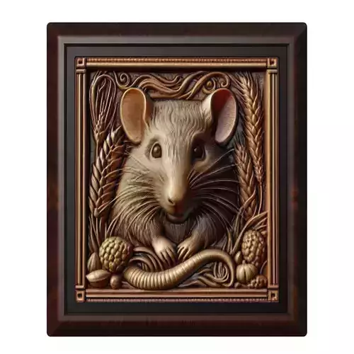 Rat Animal 3D print model