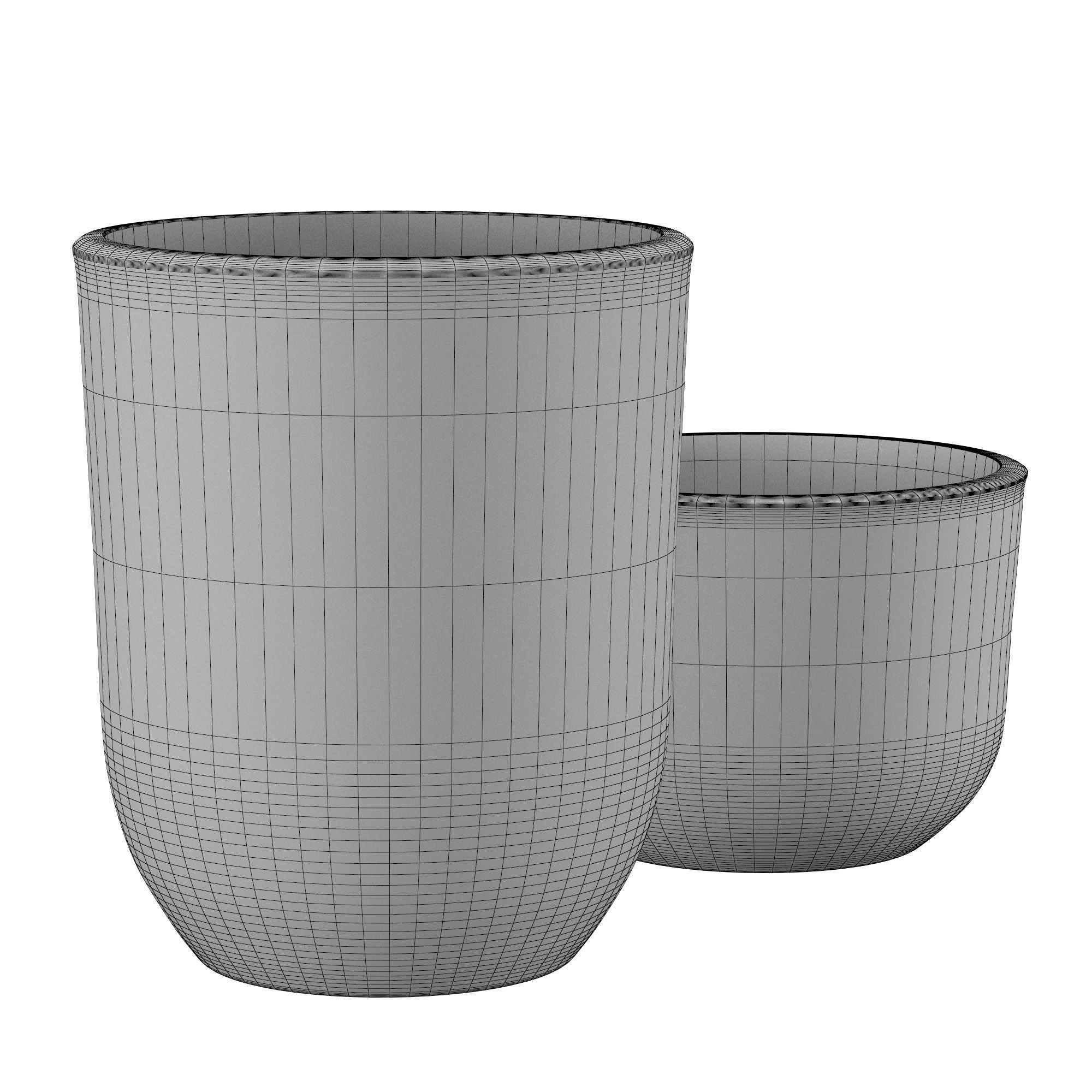 Ancient U Planter LT2926B 3D model_3