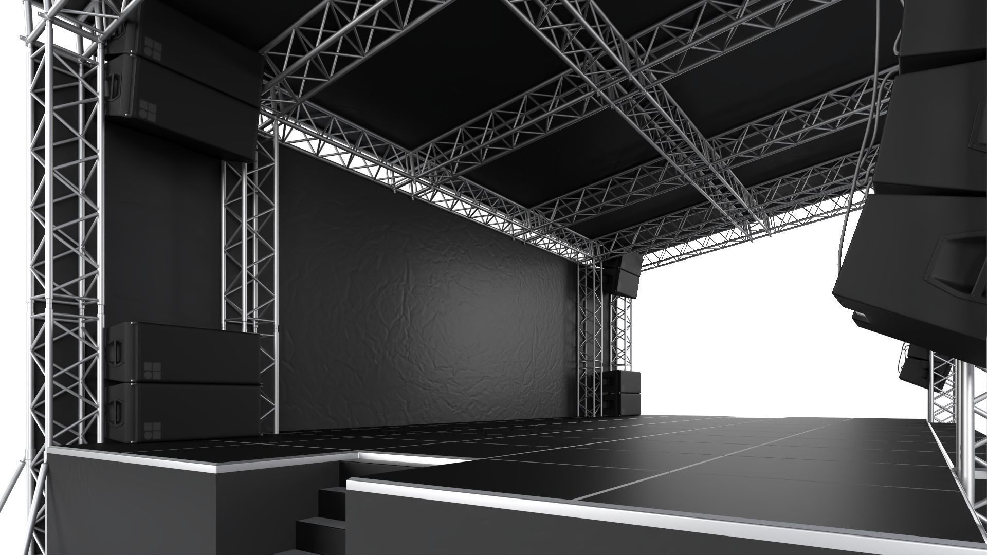 Concert Stage 07 3D model_9