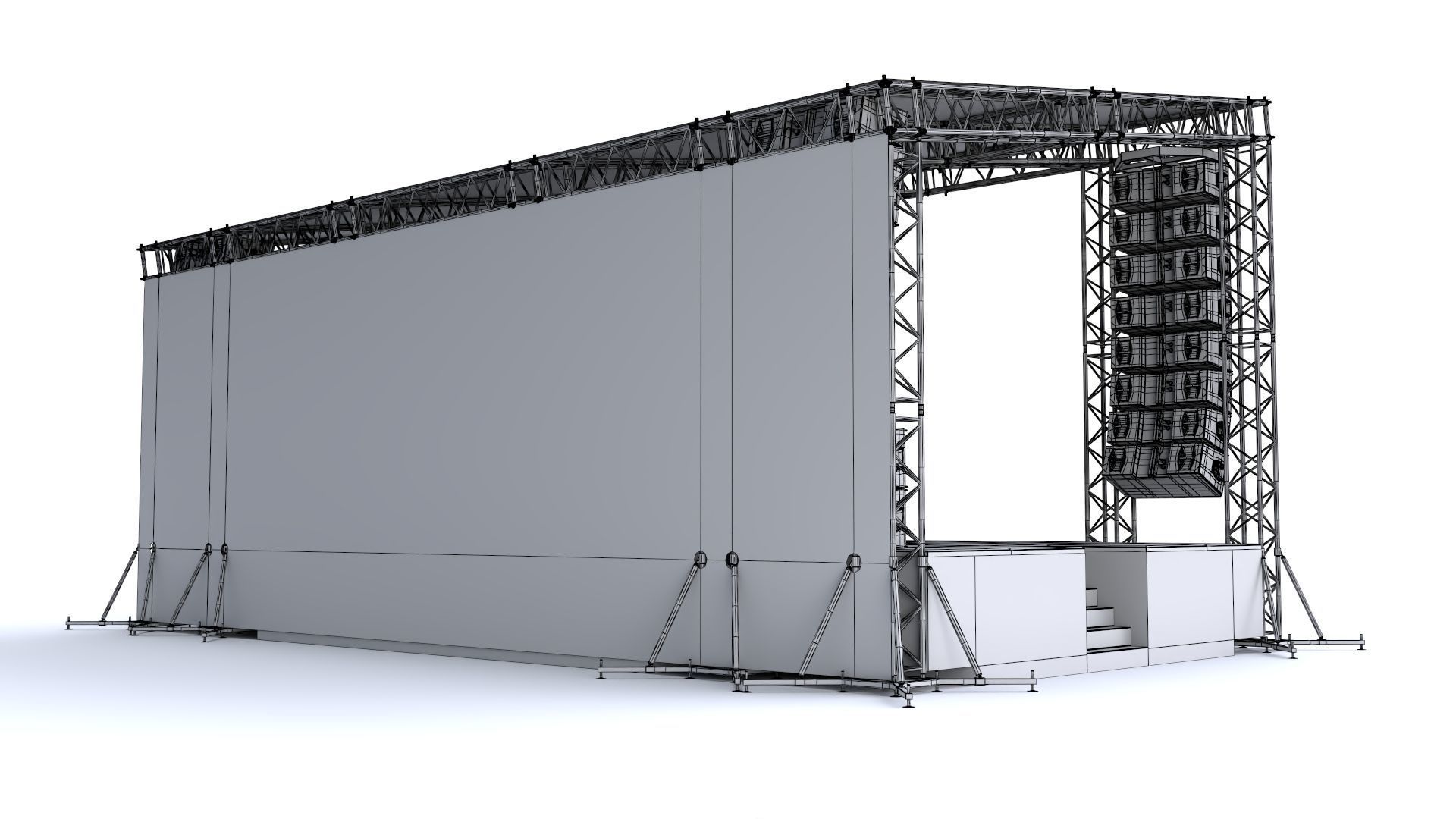 Concert Stage 07 3D model_14