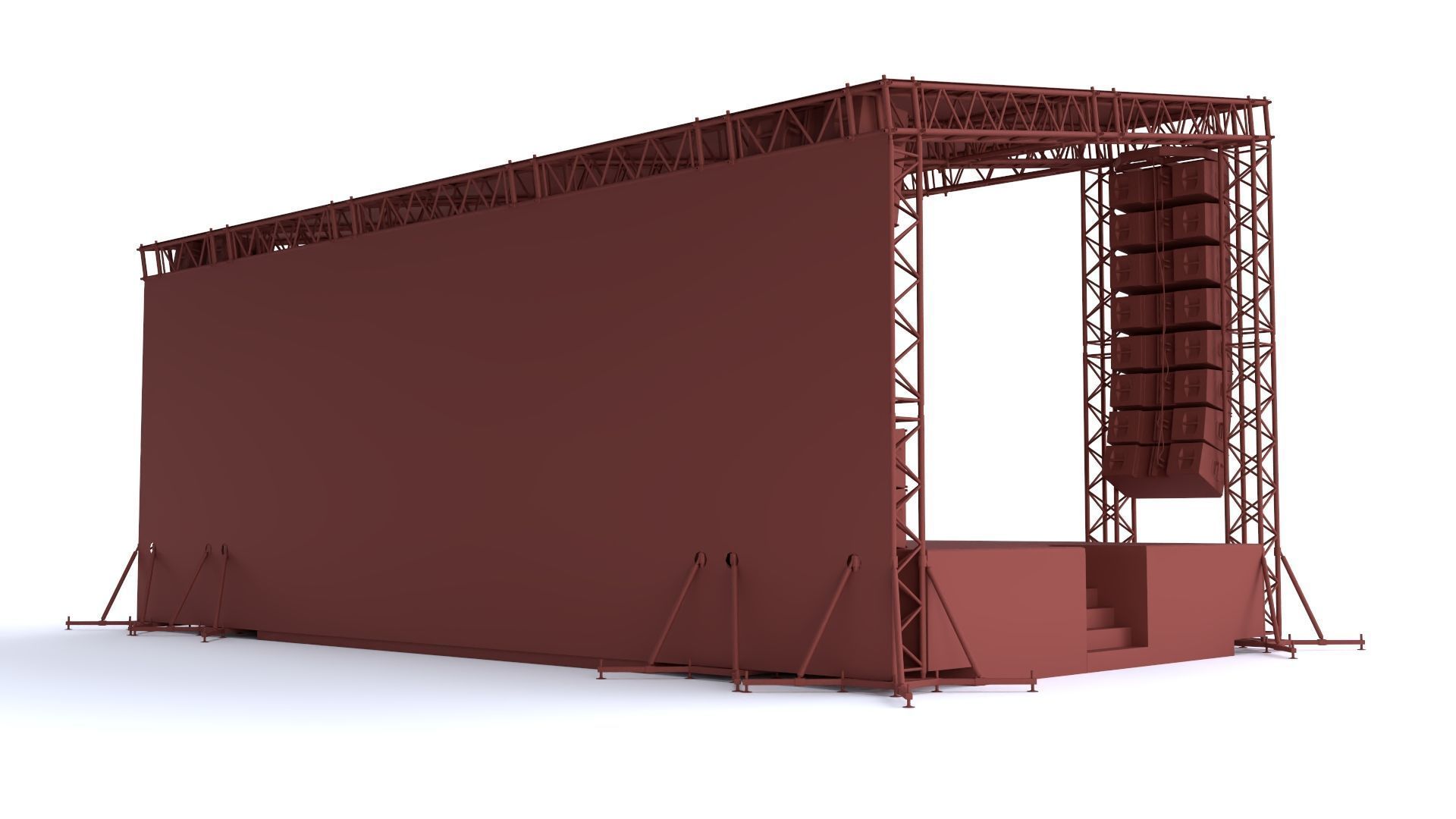 Concert Stage 07 3D model_24