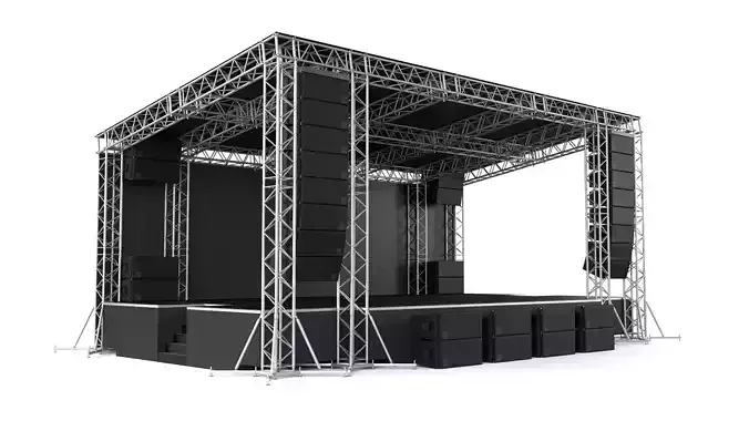 Concert Stage 07 3D model