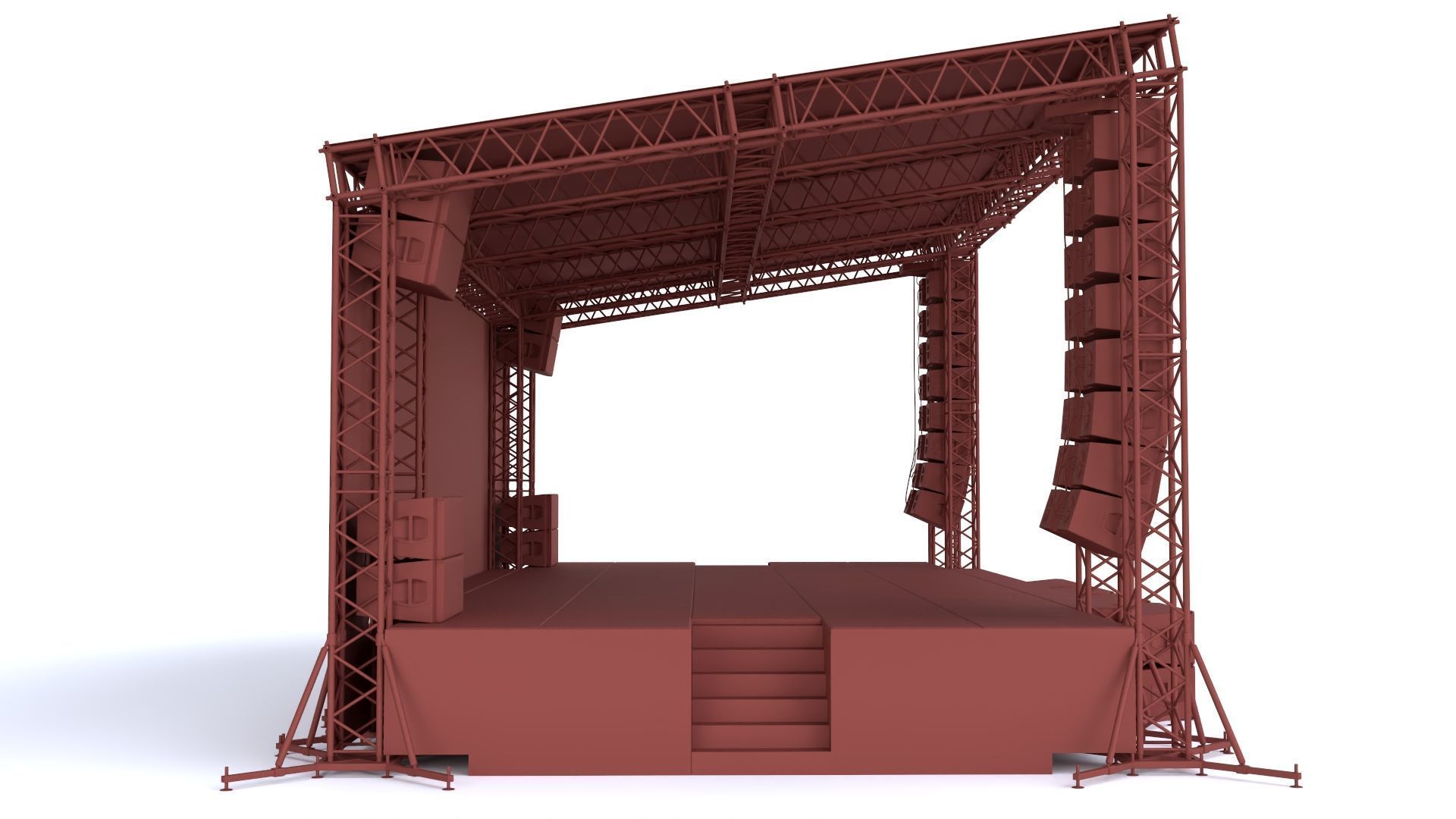 Concert Stage 07 3D model_23