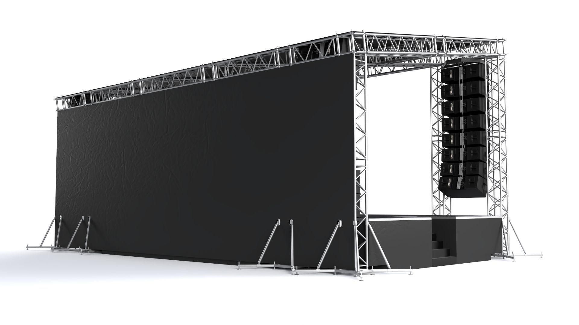 Concert Stage 07 3D model_3