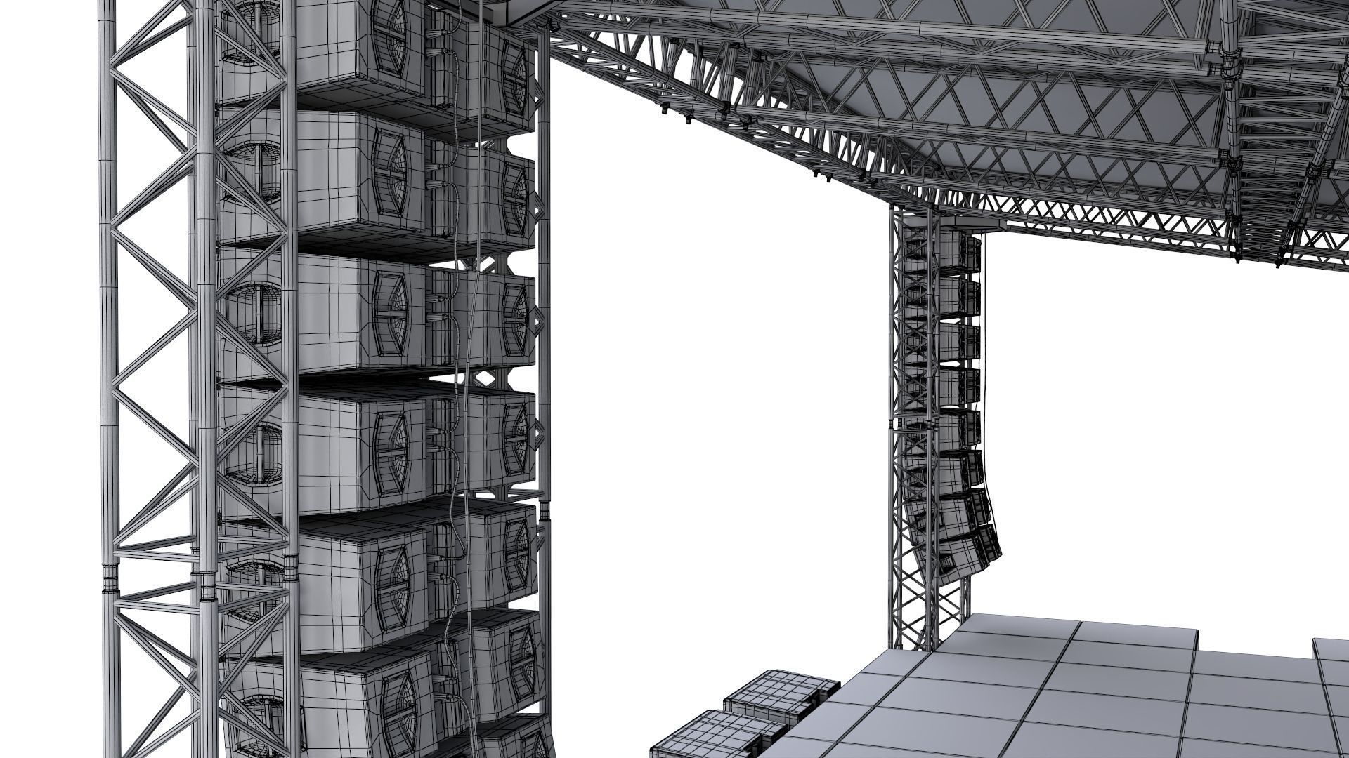 Concert Stage 07 3D model_19