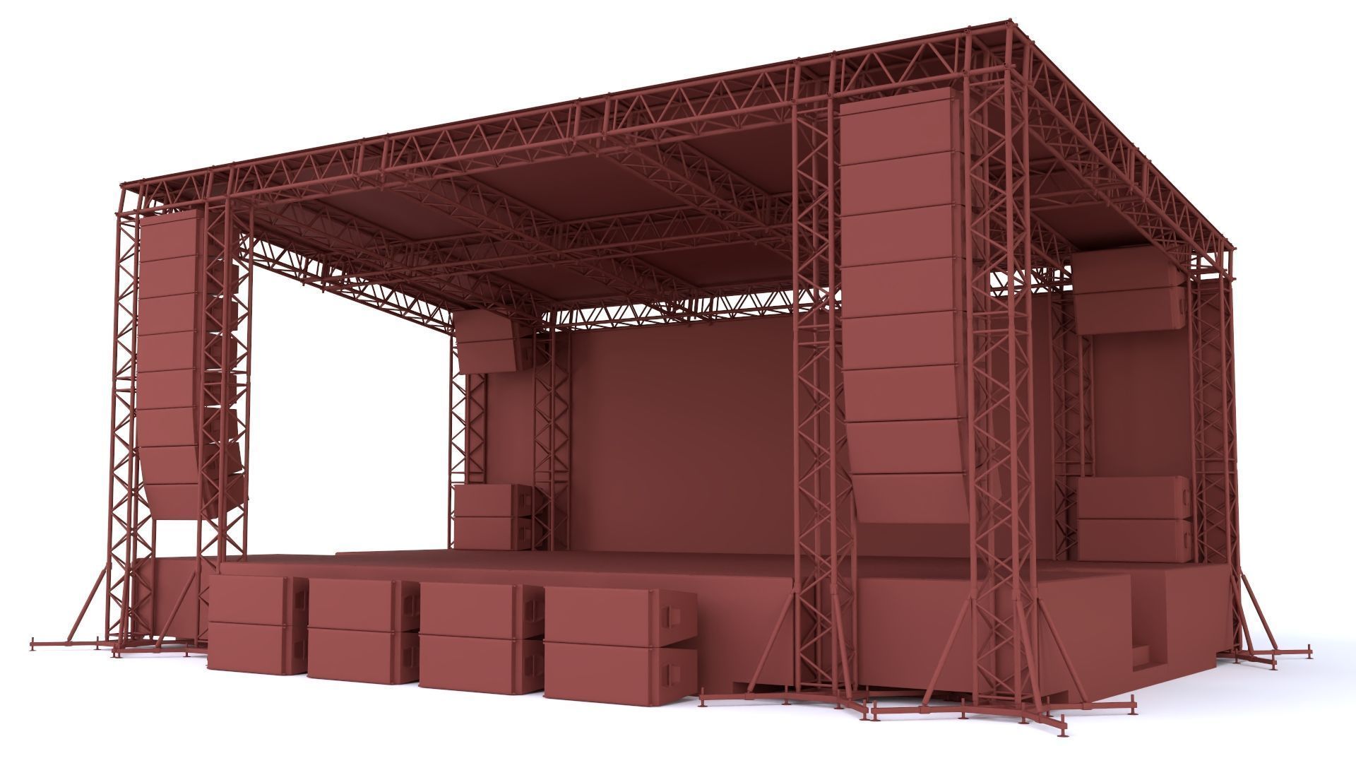 Concert Stage 07 3D model_26
