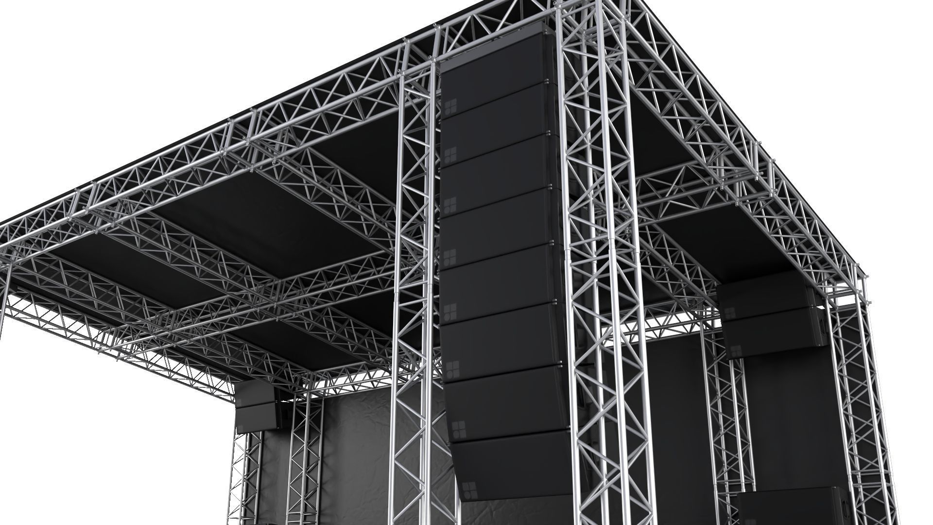 Concert Stage 07 3D model_7