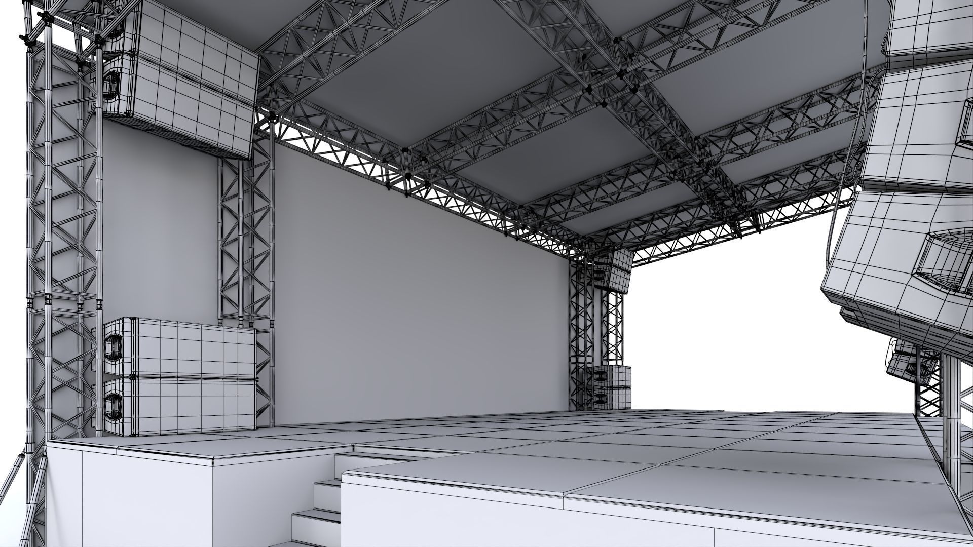 Concert Stage 07 3D model_11