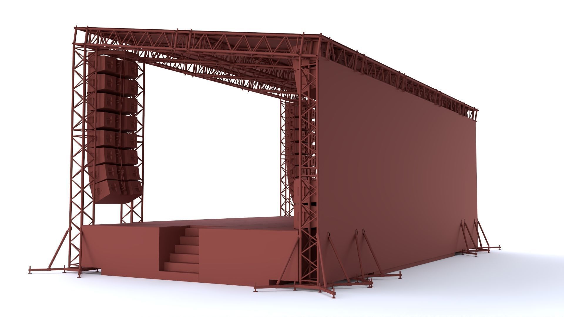 Concert Stage 07 3D model_25