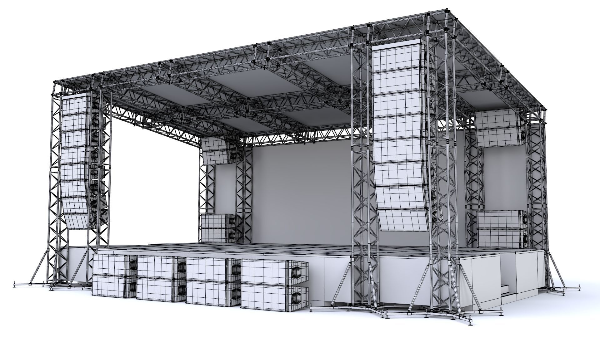 Concert Stage 07 3D model_16