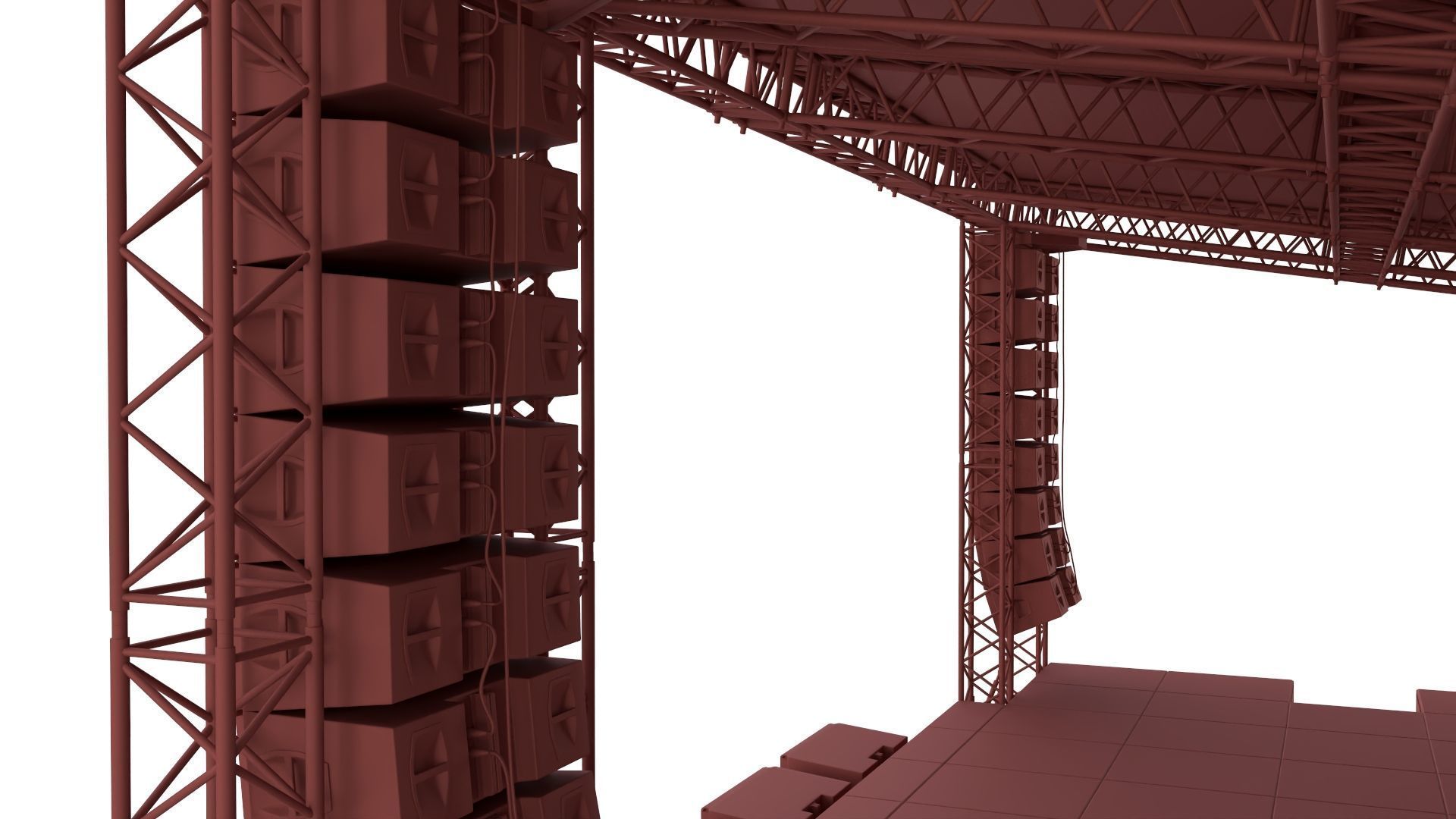 Concert Stage 07 3D model_29