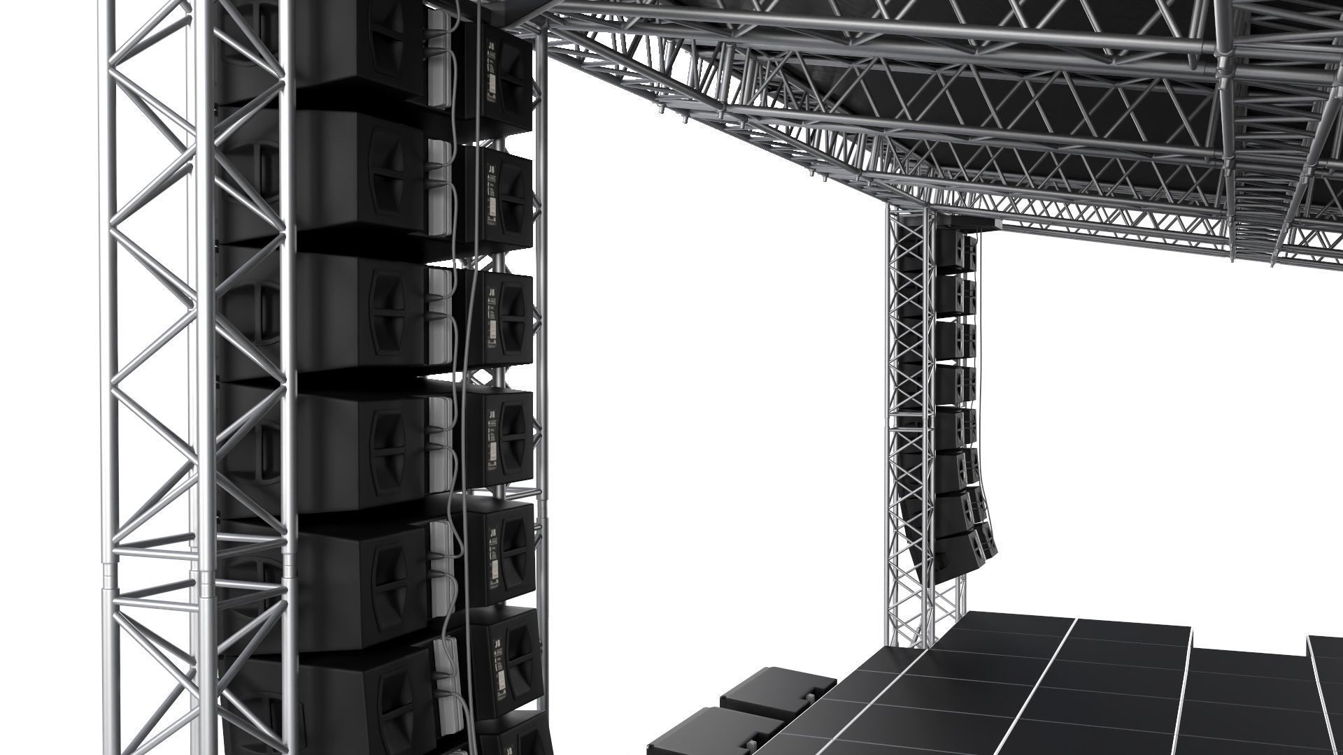 Concert Stage 07 3D model_8